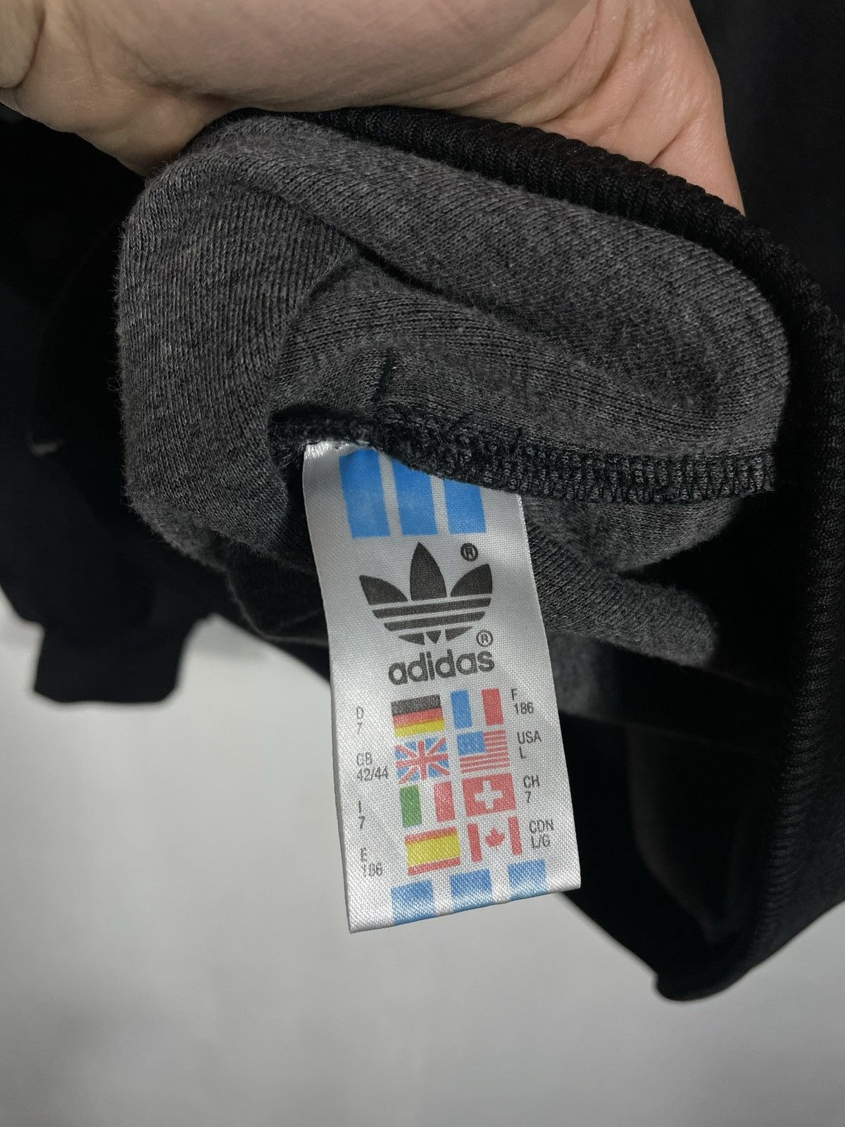 Adidas × Vintage Adidas Vintage Y2k Zip Black Track Jacket Sweatshirt Cyber Size US L / EU 52-54 / 3 - 8 Thumbnail