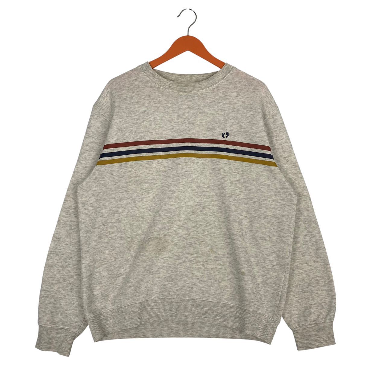 Hang Ten Vintage Hang Ten Chest Stripe Crewneck Sweatshirt Size US L / EU 52-54 / 3 - 1 Thumbnail