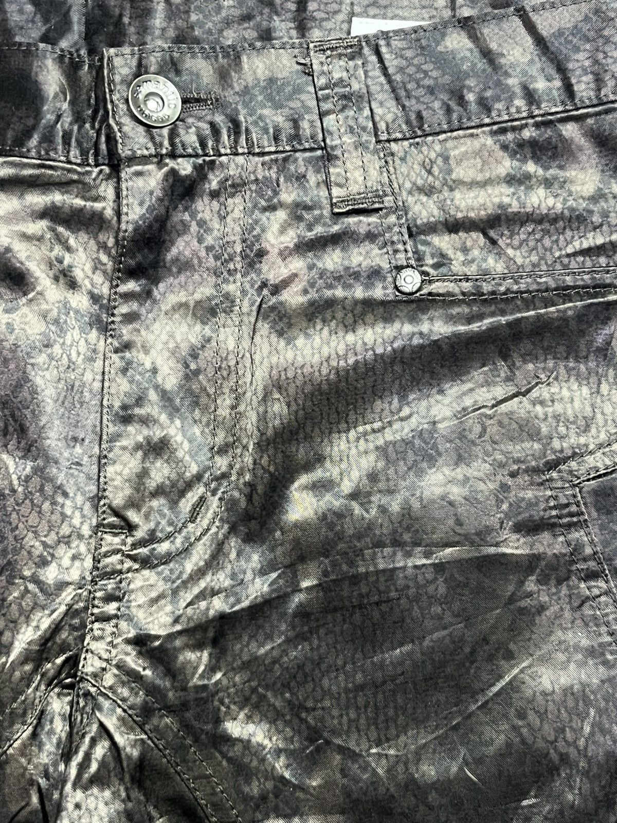 Japanese Brand Semanticdesign Snake skin python Flare Laces Pant Size US 30 / EU 46 - 5 Thumbnail
