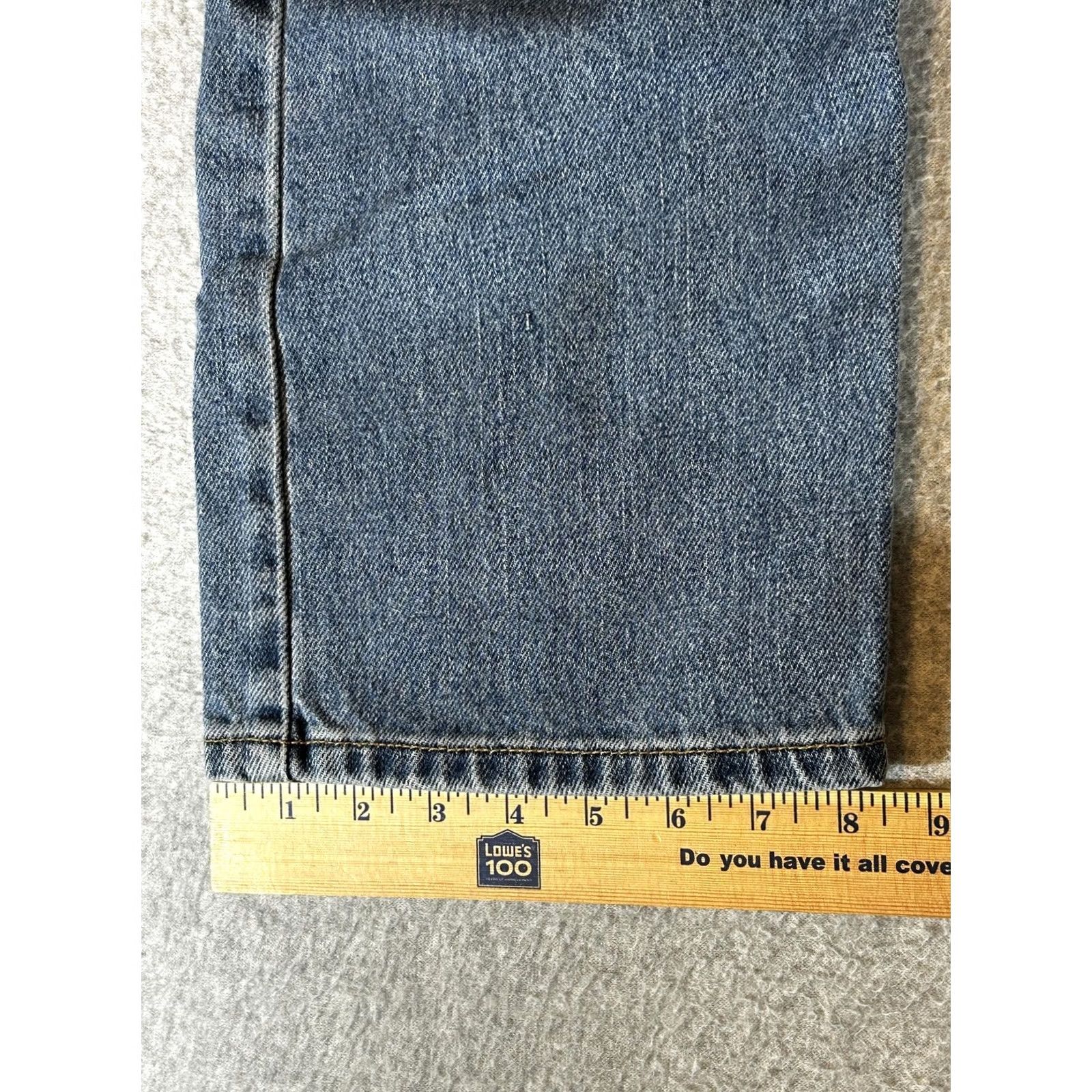 Levi's VINTAGE Levi's 505 Jeans Mens Regular Fit Straight Blue Medium Wash 34x30 Denim 100% Cotton Jeans Mens Size US 34 / EU 50 - 5 Thumbnail
