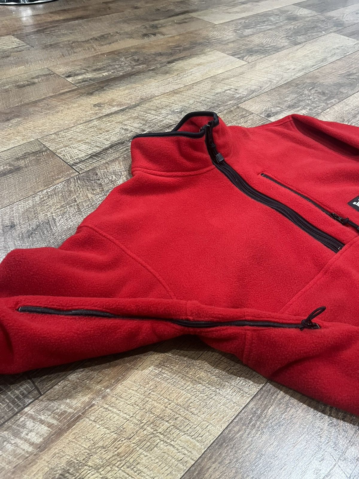 Timberland Vintage 1987 Timberland Polartec 1/2 Zip Fleece Red Large Size US L / EU 52-54 / 3 - 9 Thumbnail