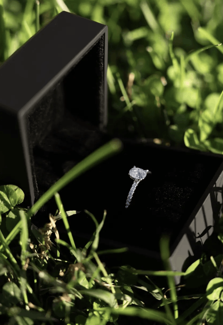 Other Moissanite Ring 925 Sterling Silver Classic Solitaire Size 7 Size ONE SIZE - 4 Thumbnail