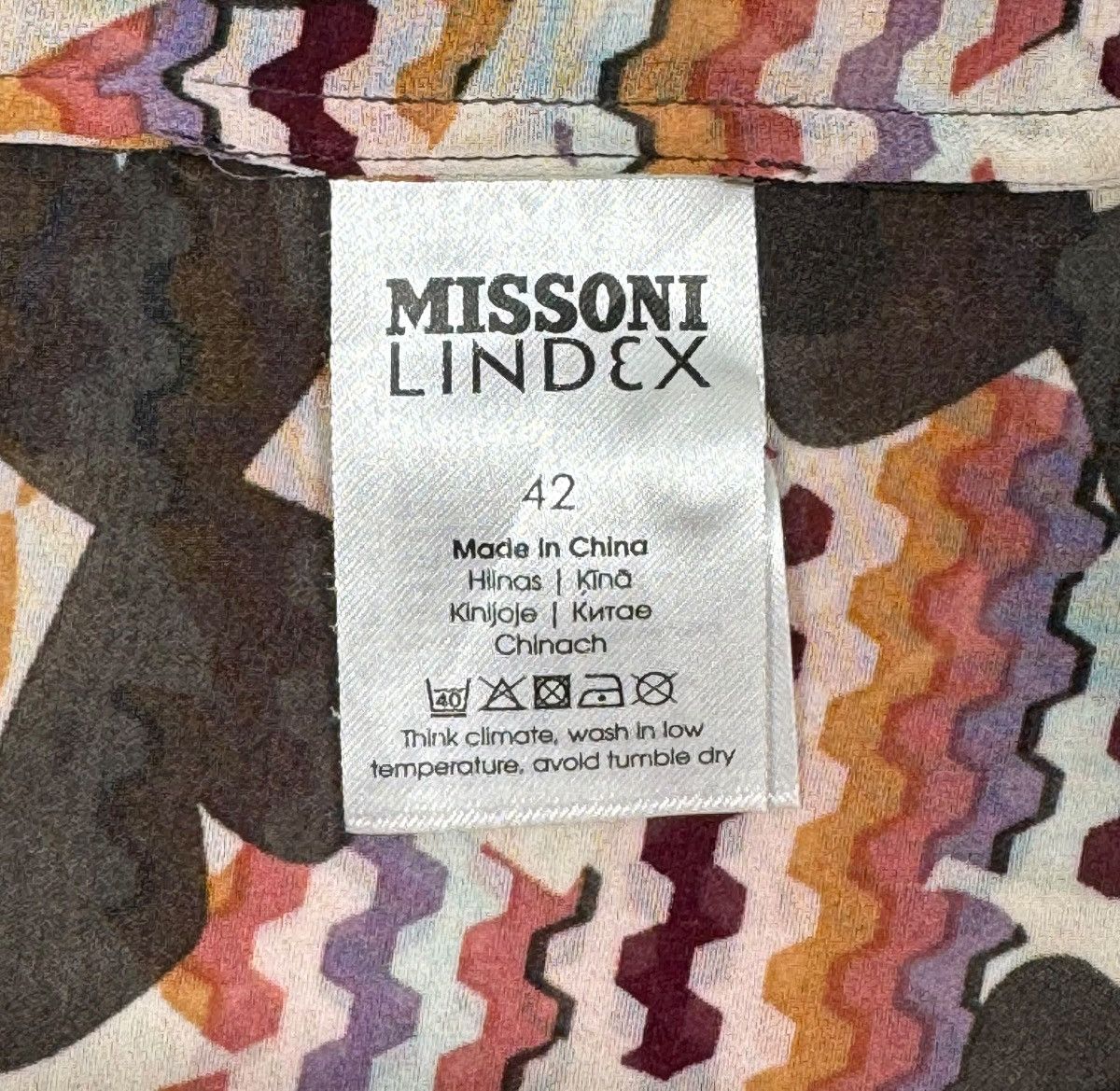 Missoni Missoni Lindex Multicolor Printed Blouse size 42 Size M / US 6-8 / IT 42-44 - 10 Thumbnail