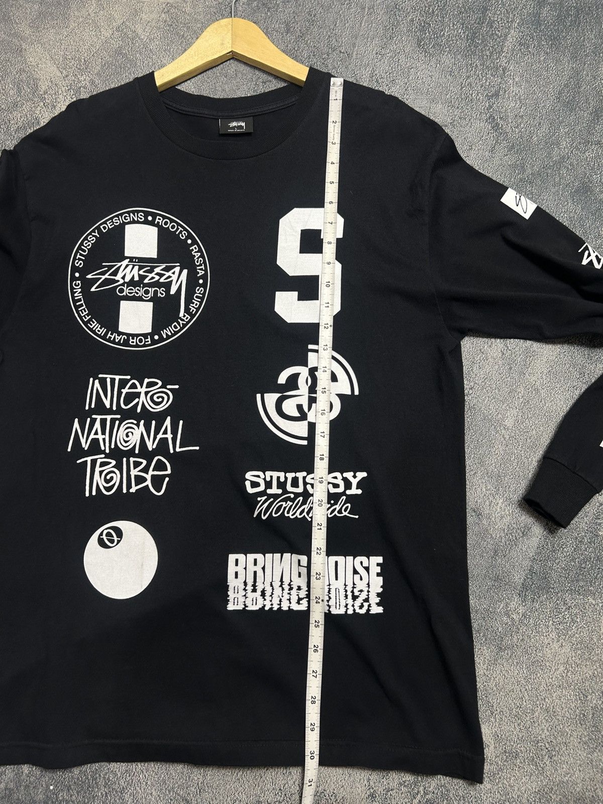 Stussy Stussy Black Tribe Bring Skull Rat longsleeve Size US L / EU 52-54 / 3 - 8 Thumbnail