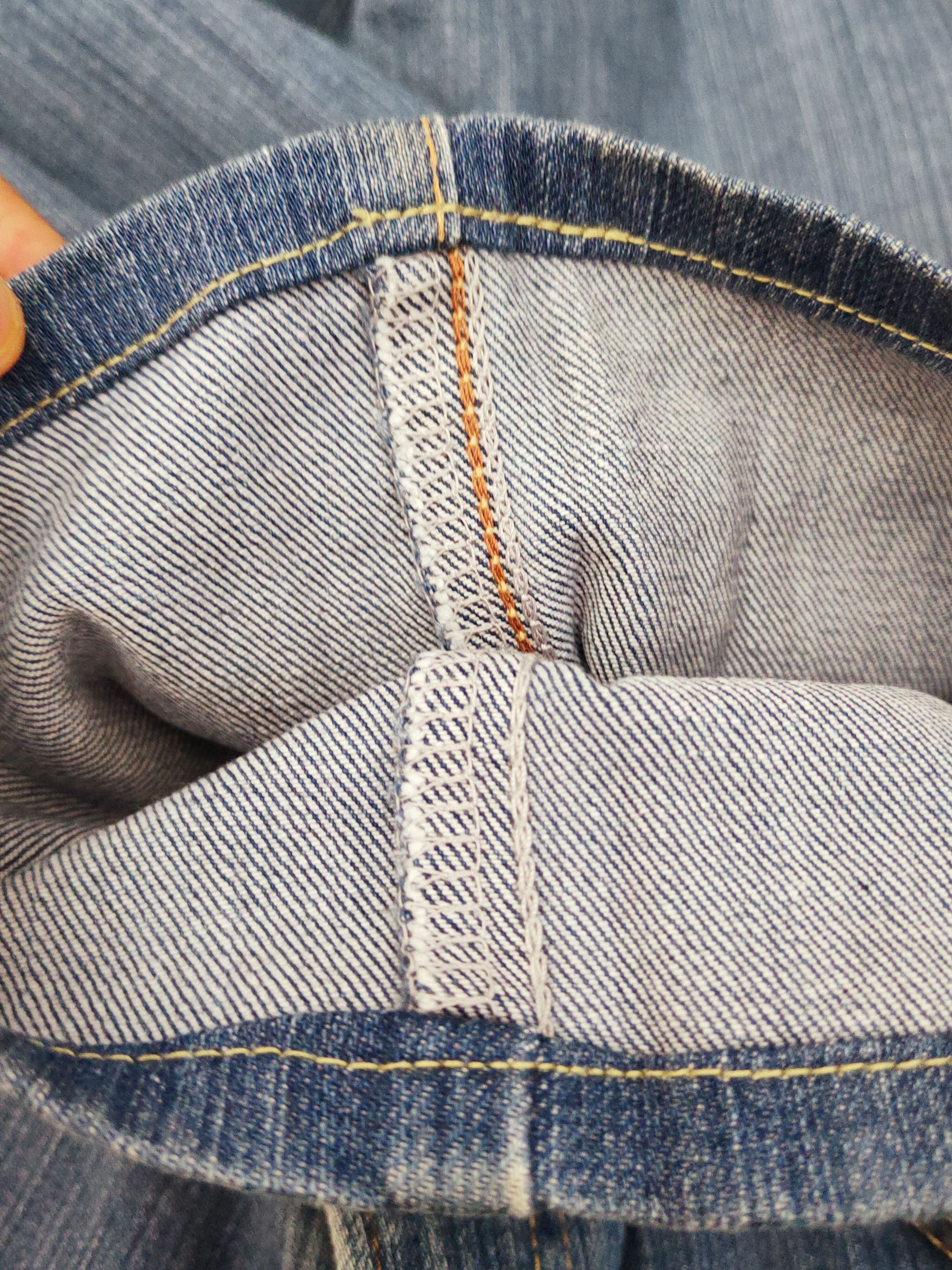 Edwin Edwin vintage Blue Distressed Ripped denim Jeans #W944 Size US 33 - 13 Thumbnail