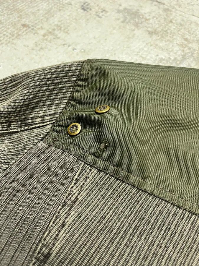 Dolce & Gabbana AW2003 Dolce & Gabbana Grey Corduroy & Green Jacket Size US L / EU 52-54 / 3 - 9 Thumbnail