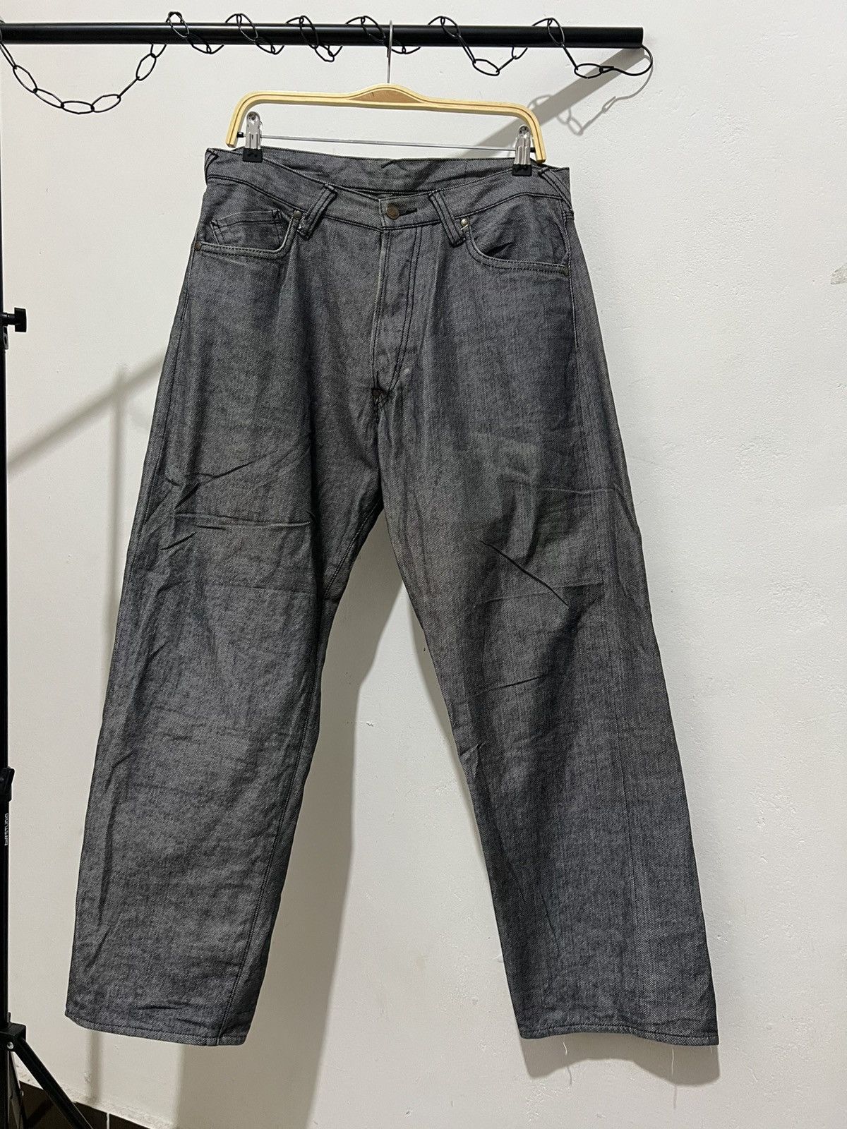 Evisu vintage EVISU YAMANE Buckle Back Selvedge baggy Denim Jeans Size US 32 / EU 48 - 2 Thumbnail