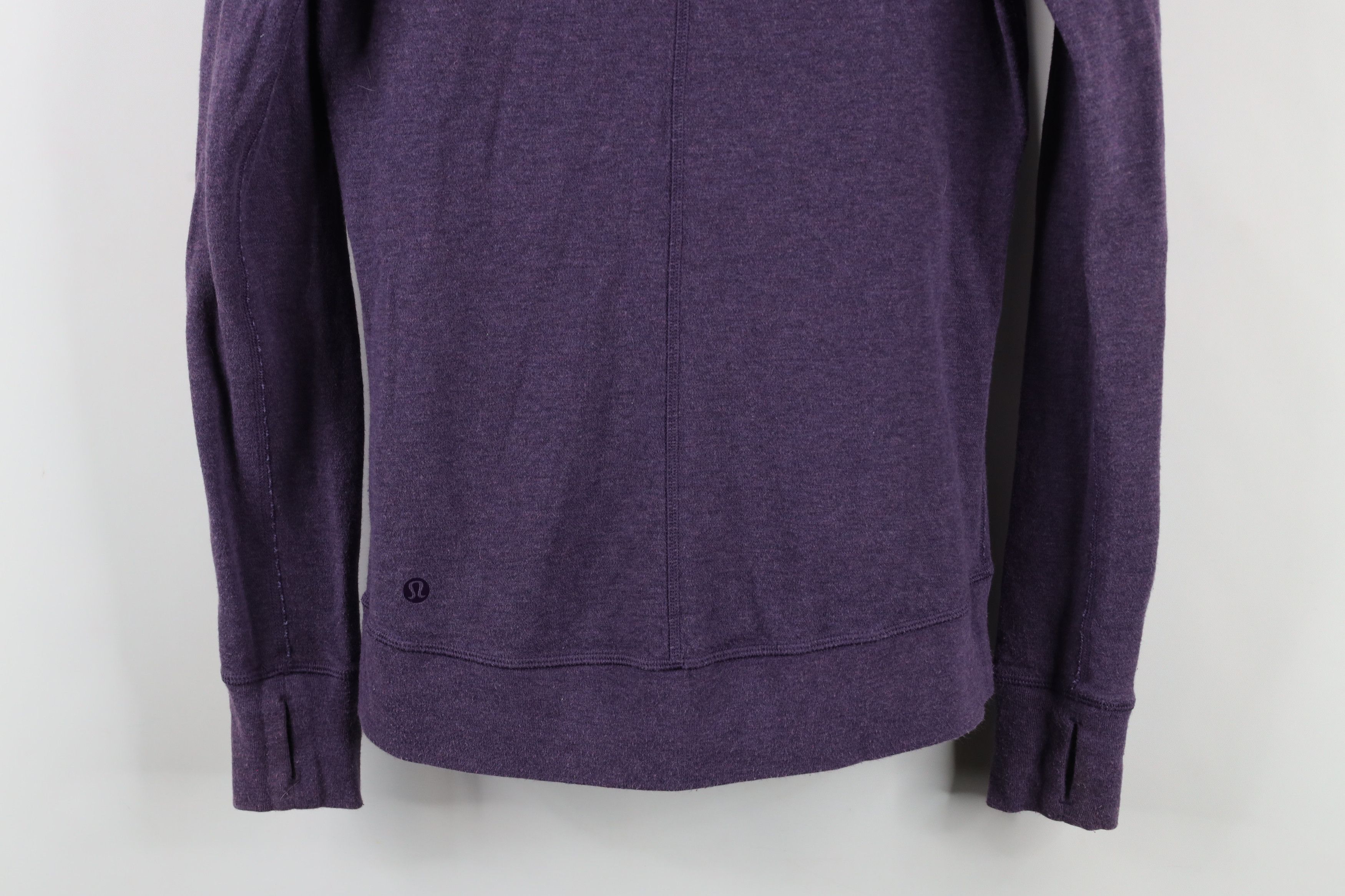 Lululemon × Vintage Lululemon Reversible In A Cinch Funnel Neck Sweater Purple Size XS / US 0-2 / IT 36-38 - 15 Thumbnail