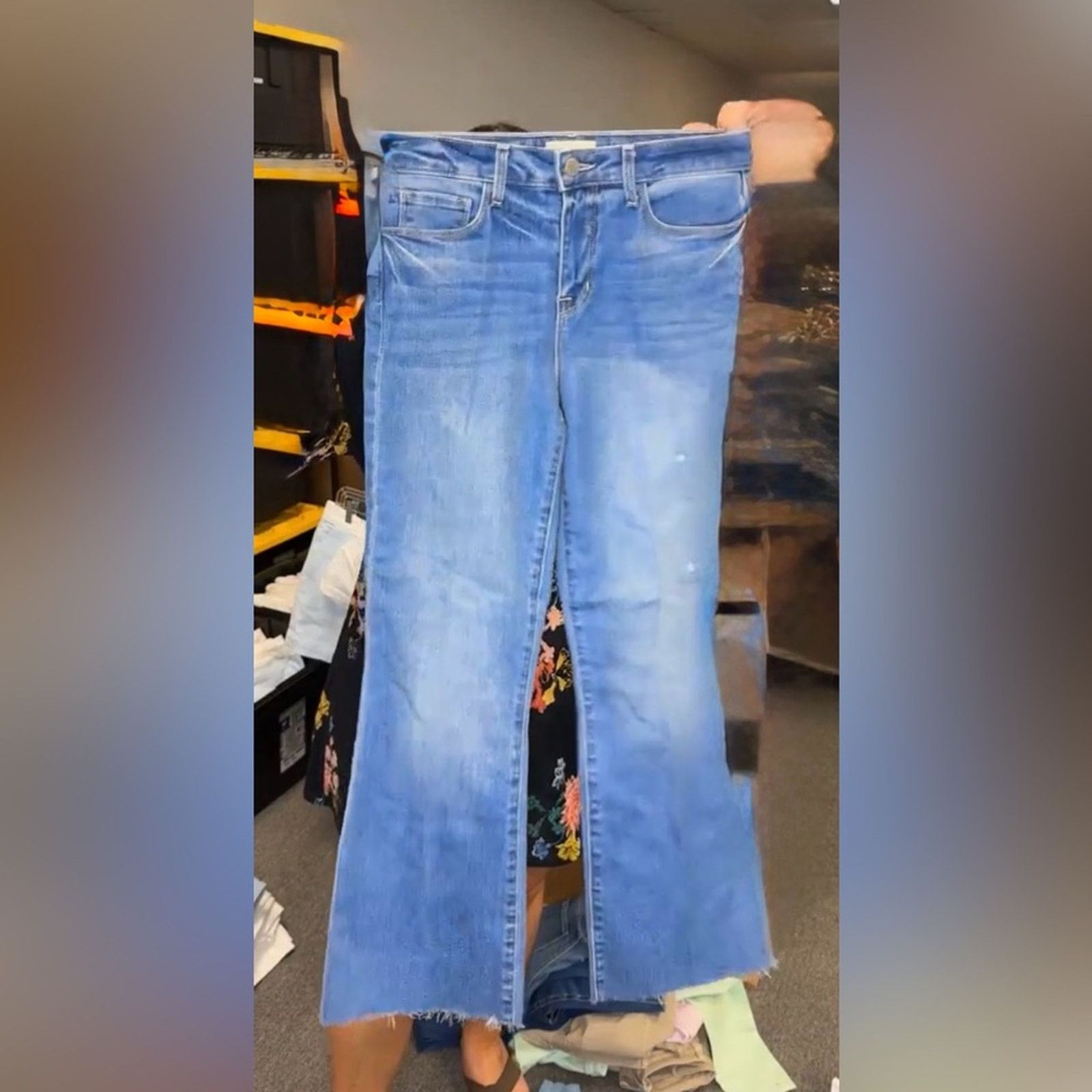 L'AGENCE NEW L'AGENCE $299 Sera Blue Flare Jeans size 25 Size 25" / US 0 / IT 36 - 9 Thumbnail