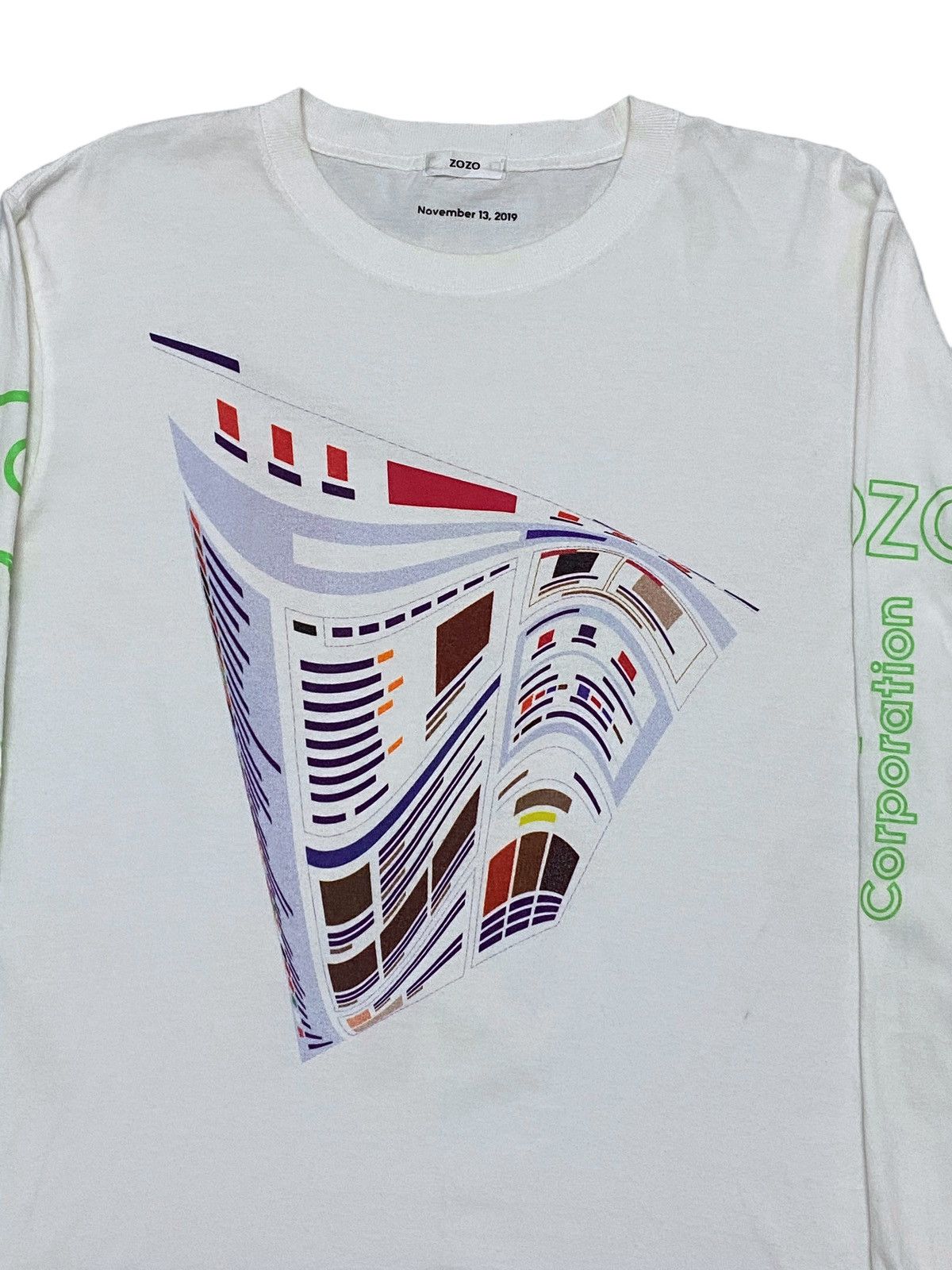 Japanese Brand Zozo Company Tee Yahoo Japan Art Graffiti Psychedelic Size US M / EU 48-50 / 2 - 3 Thumbnail