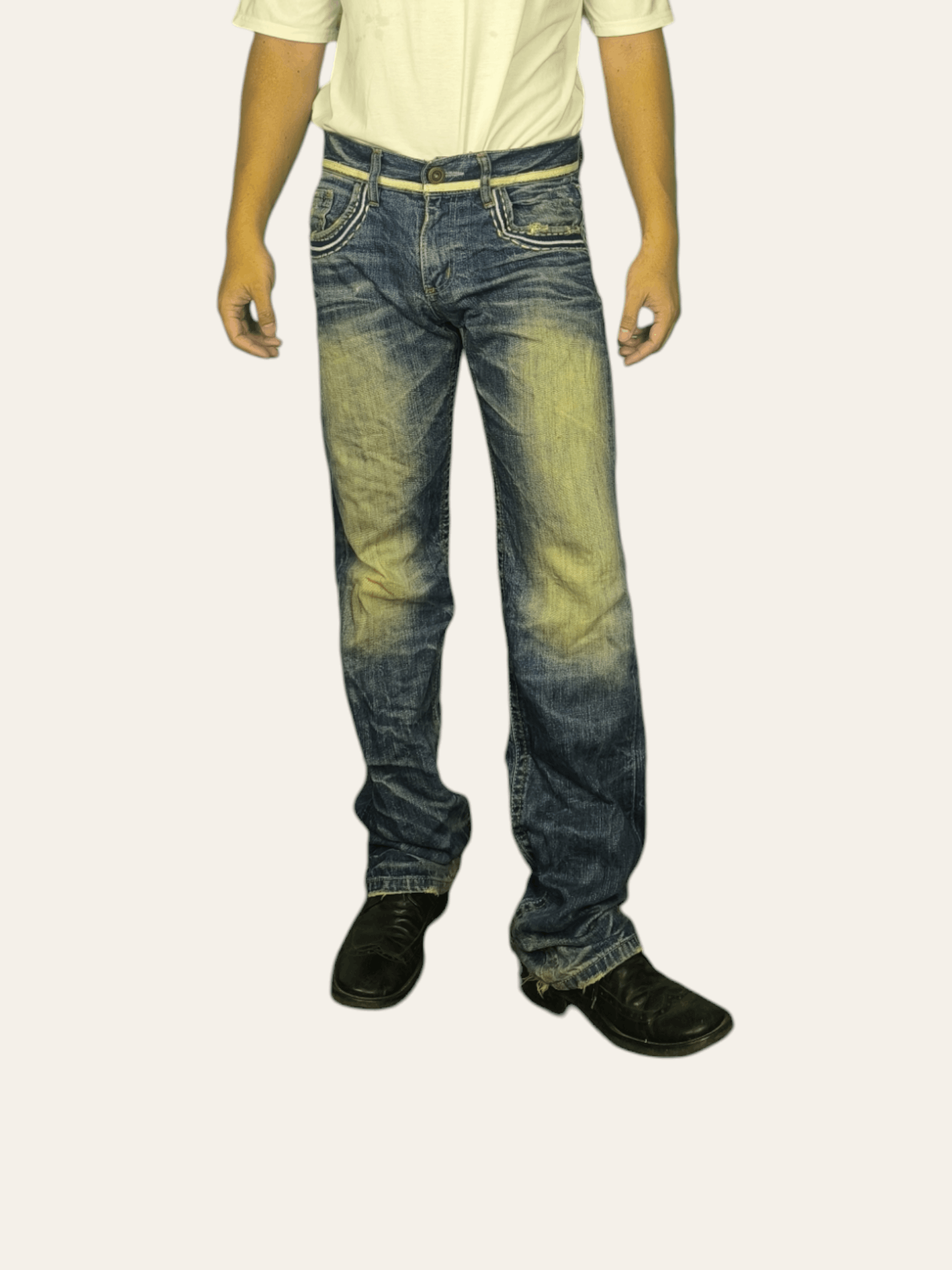 If Six Was Nine × Japanese Brand Lolita Japan Max Claw Mark Distressed Jeans Size US 34 / EU 50 - 3 Thumbnail