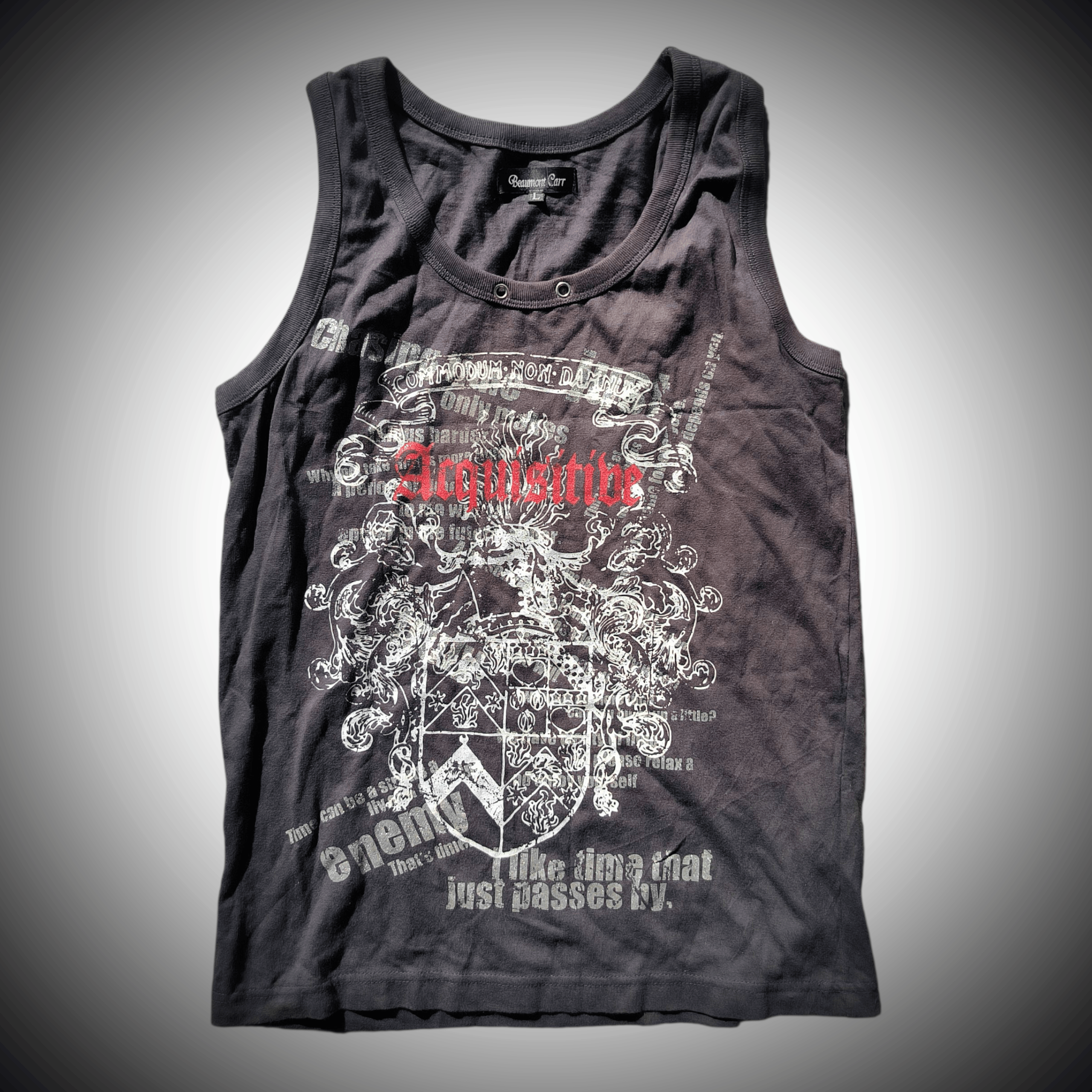 Japanese Brand Beamuont Carr Poem Sleeveless Size US L / EU 52-54 / 3 - 1 Thumbnail