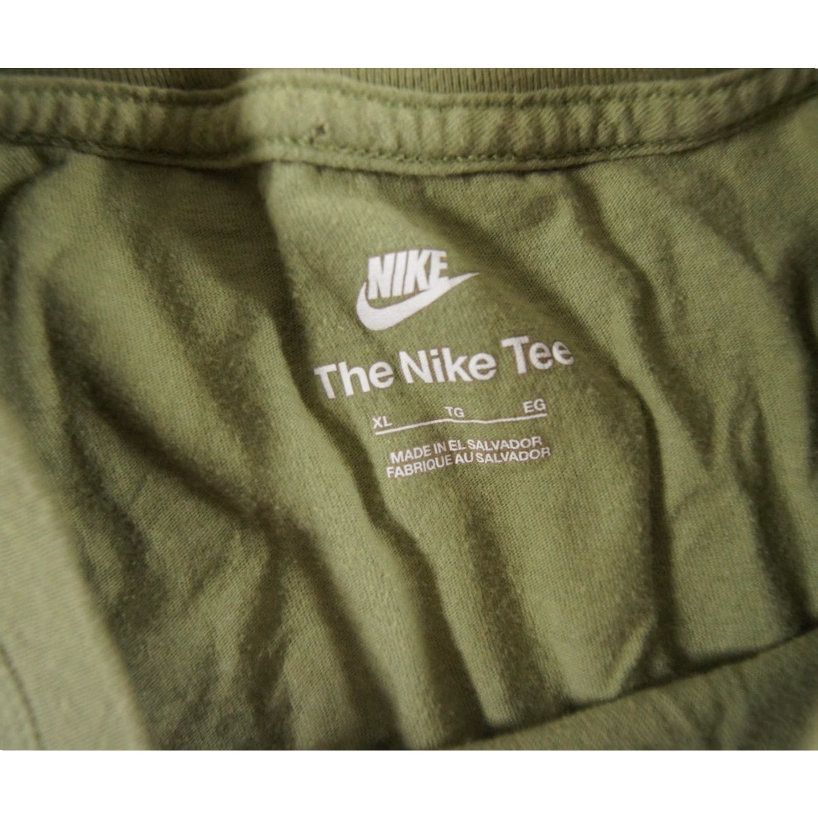 Nike Nike Men's XL Green Short Sleeve Crewneck T-Shirt Logo Graphic Casual All Seasons Size US XL / EU 56 / 4 - 7 Thumbnail