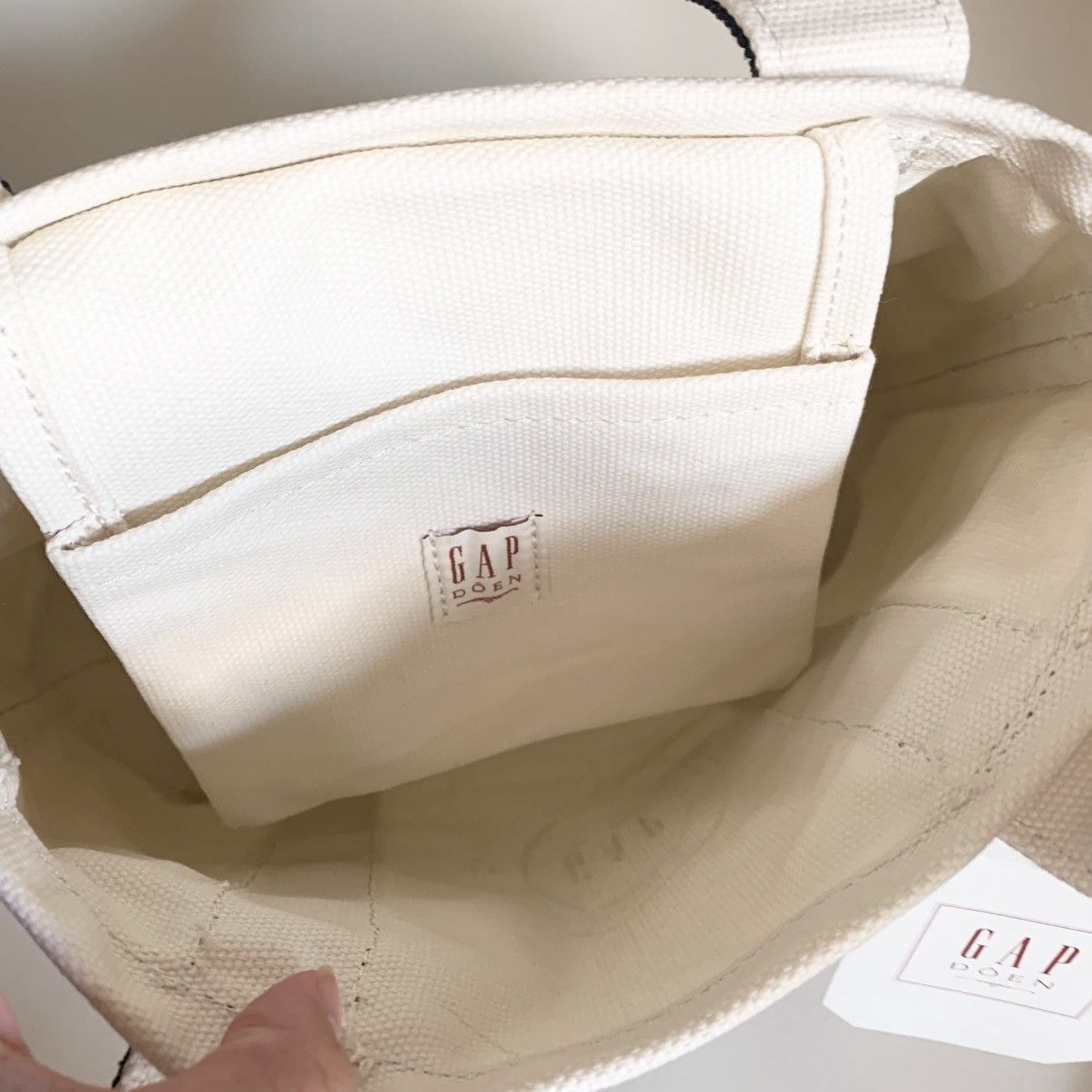 DOEN × Gap Doen gap 100% cotton mini tote bag Size ONE SIZE - 7 Thumbnail