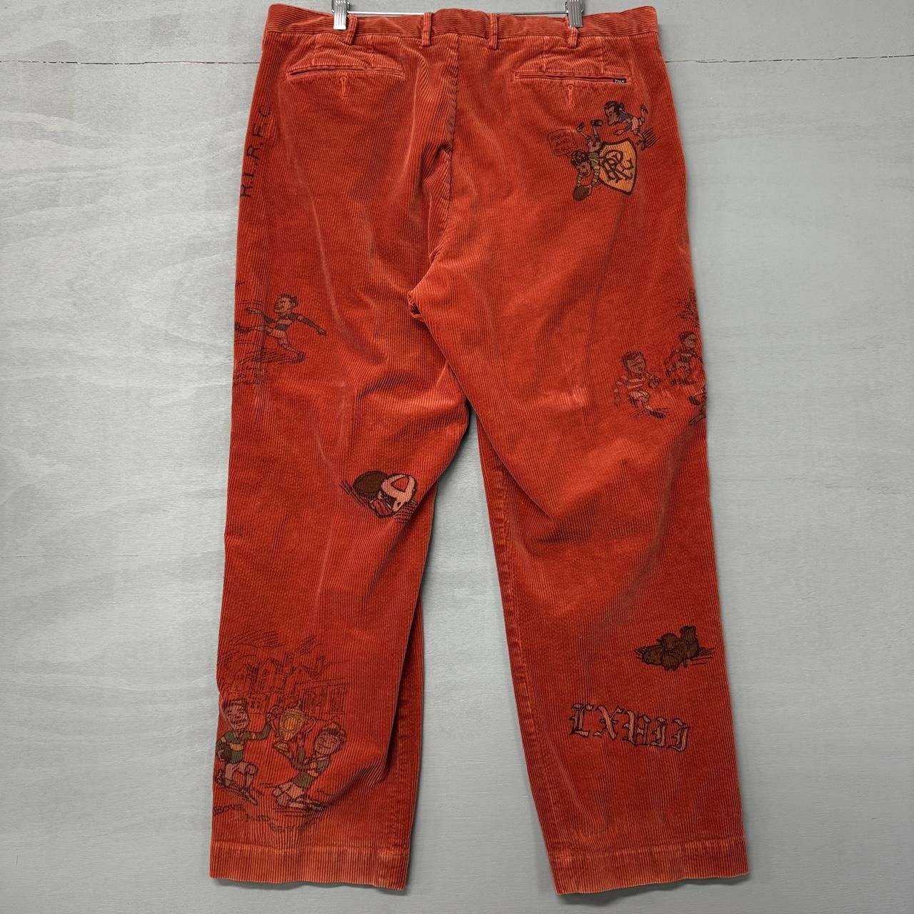 Polo Ralph Lauren Polo Ralph Lauren Orange Rugby Corduroy Chino Pants 38 x 29 Size US 38 / EU 54 - 4 Thumbnail