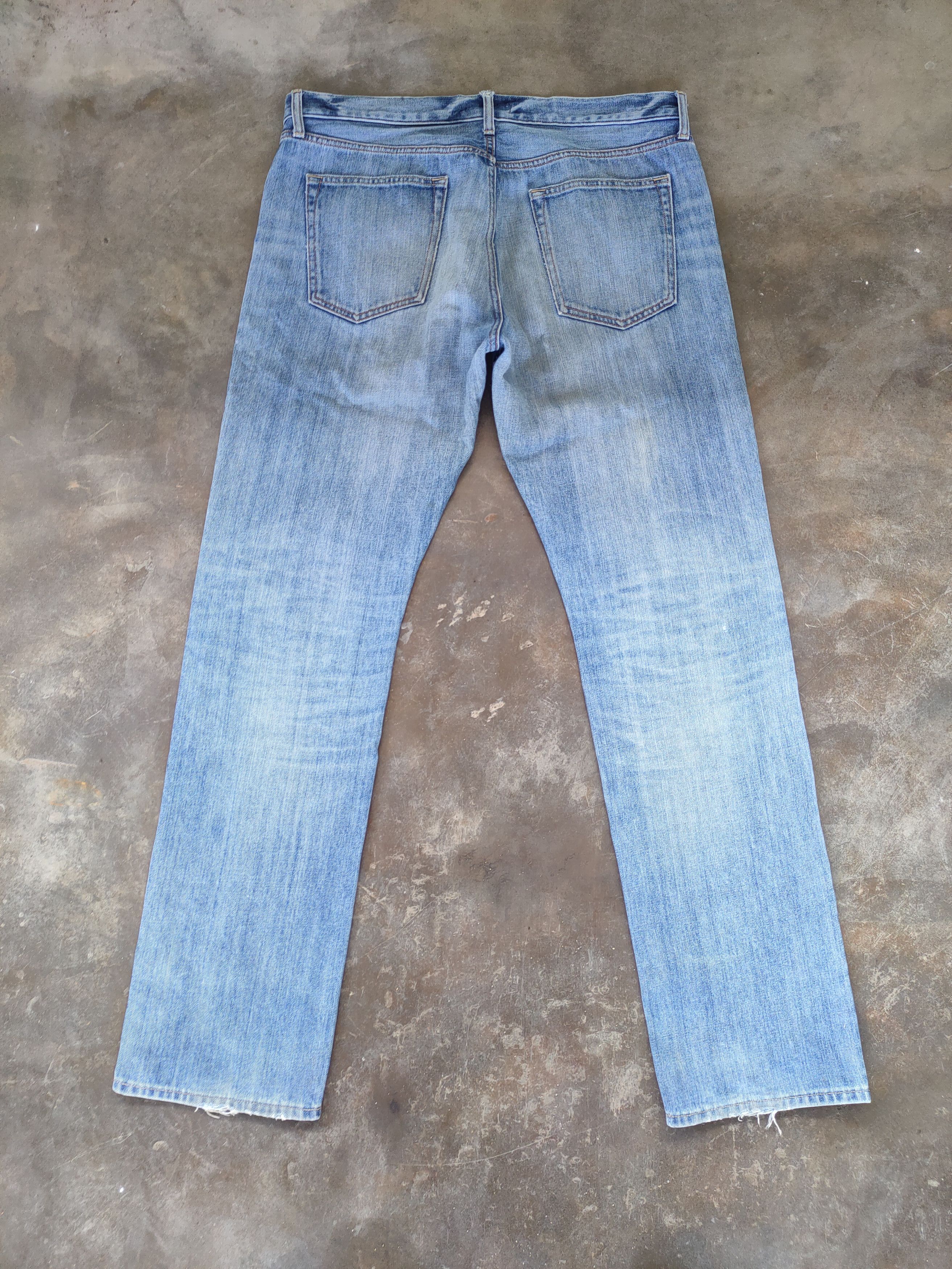 Japanese Brand × Jean × Vintage W38 VINTAGE JAPANESE FADED DISTRESSED JEAN DENIM PANTS Size US 38 / EU 54 - 7 Thumbnail