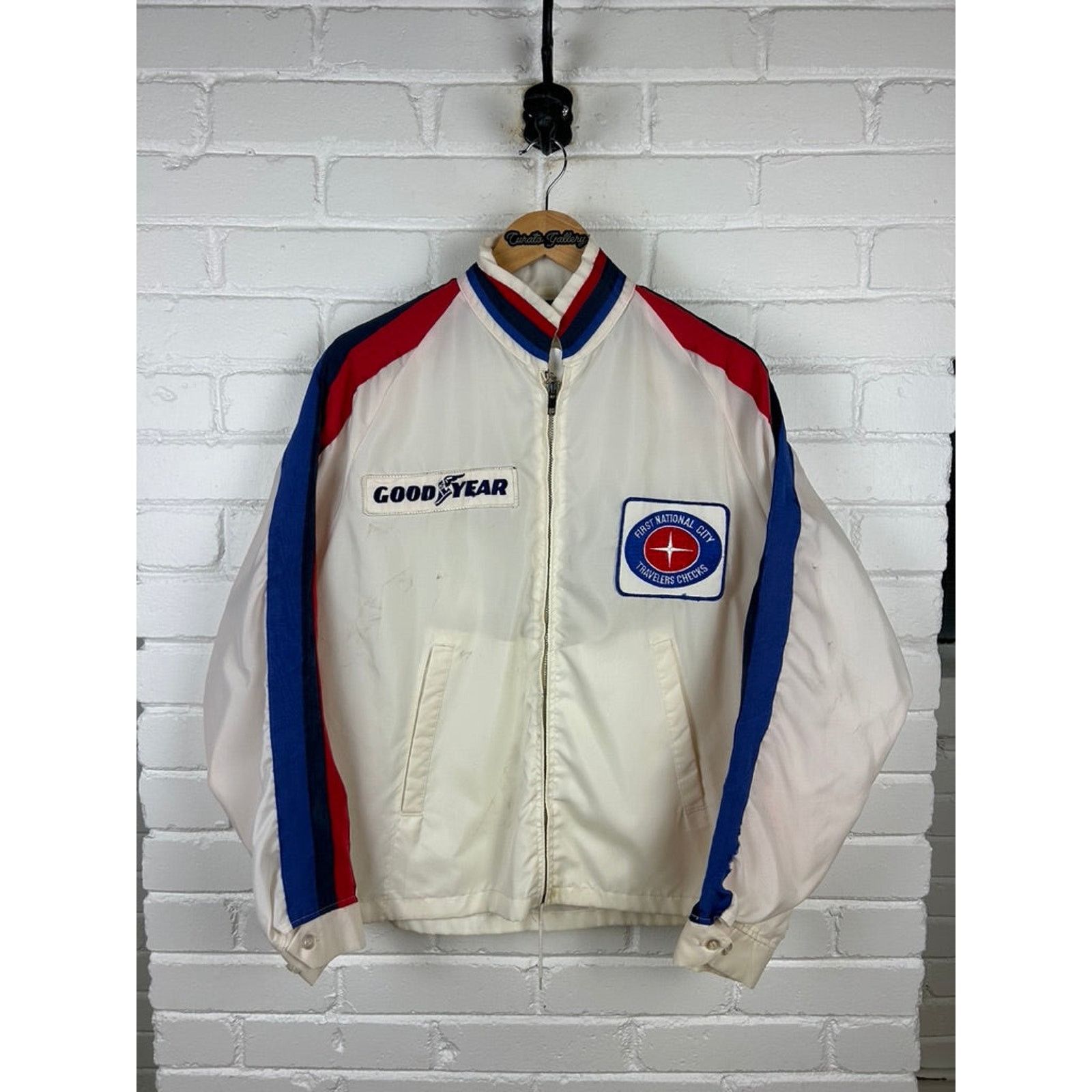 Vintage Vintage 80s Swingster Good Year First National City Racing L Size US L / EU 52-54 / 3 - 1 Thumbnail