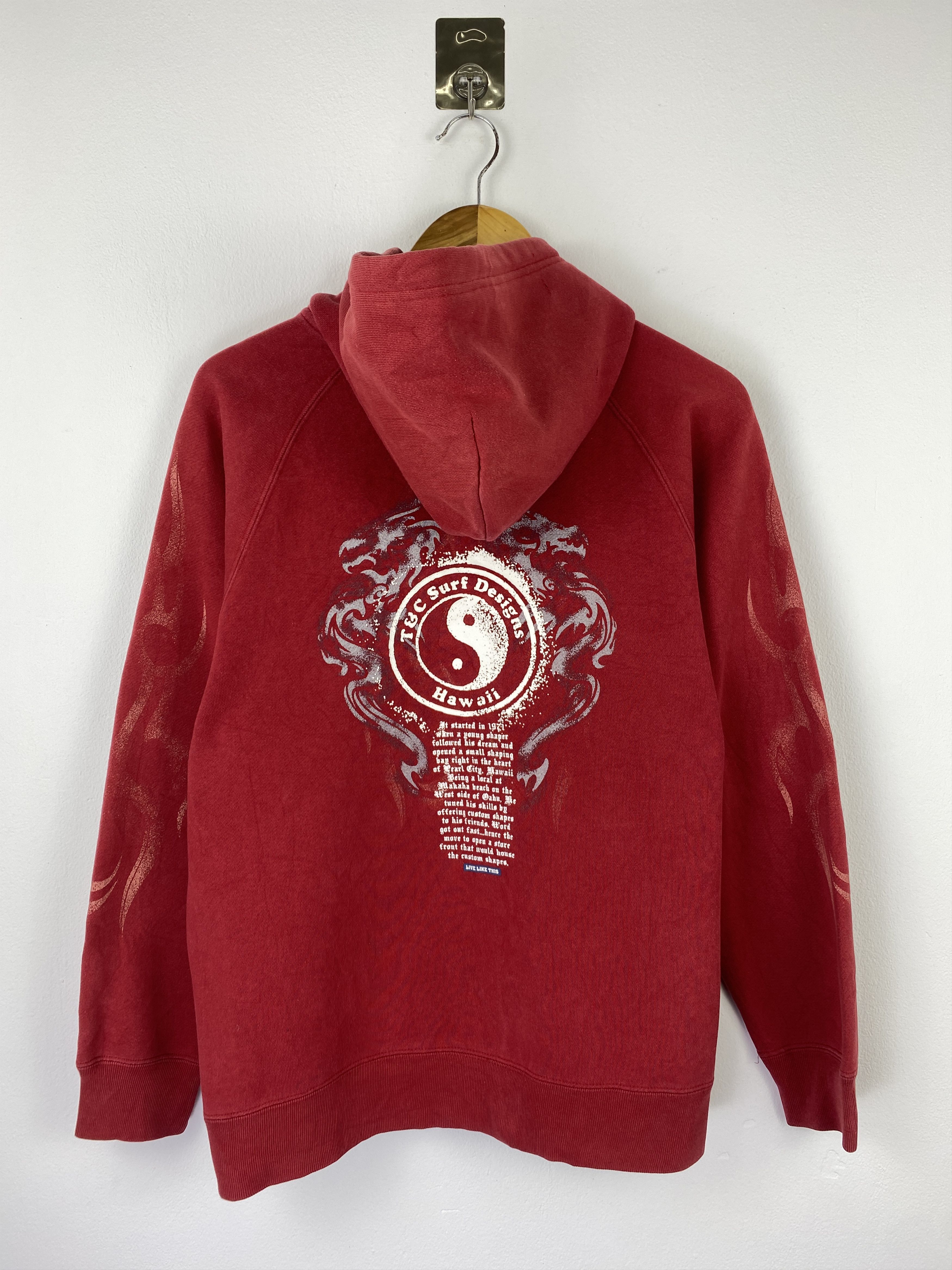 Vintage Vintage T&C Surf Designs Pullover Hoodie SH0518 Size US M / EU 48-50 / 2 - 1 Thumbnail