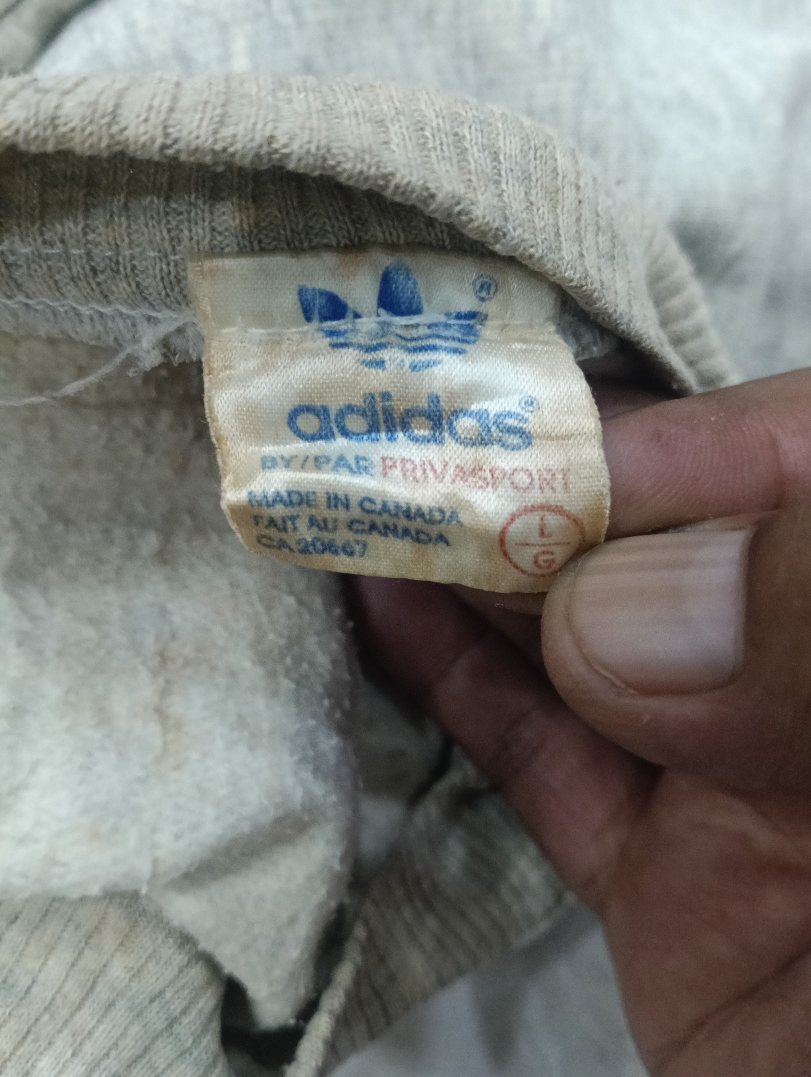 Adidas Vintage Adidas Sweat Size US L / EU 52-54 / 3 - 12 Thumbnail
