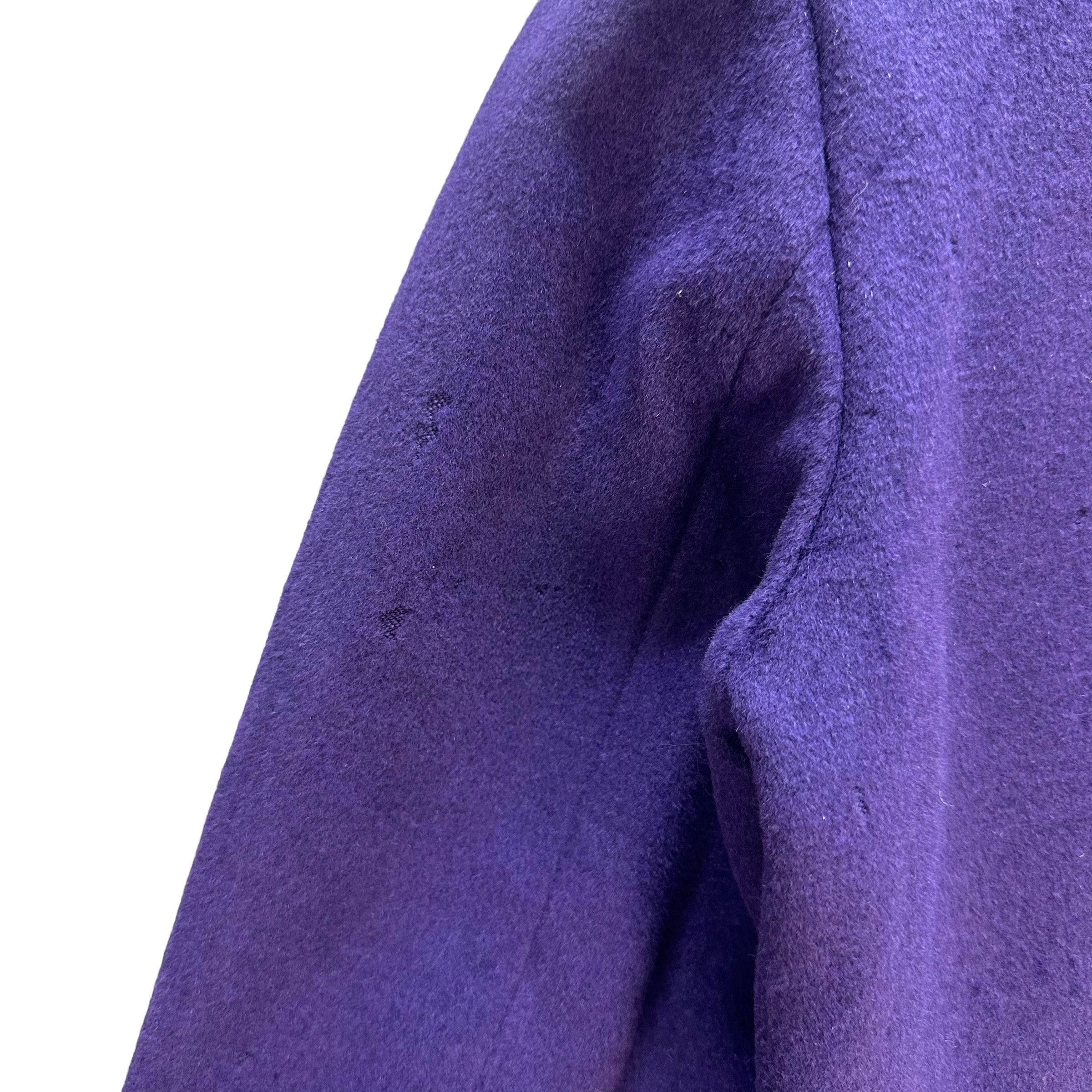 agnes b. AGNES B PARIS PURPLE WOOL CROPPED JACKET #7584-155 Size S / US 4 / IT 40 - 15 Thumbnail
