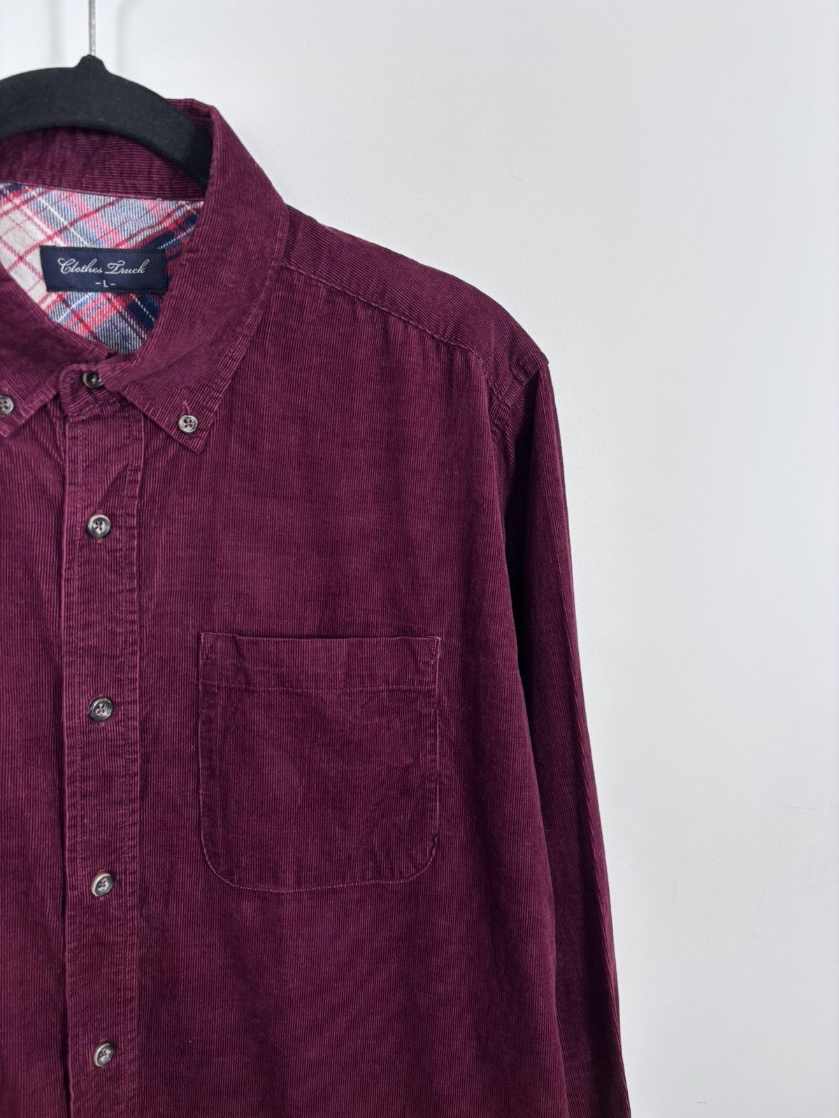 Japanese Brand Clothes Truck Japanese Corduroy Velvet Long Sleeve Shirt Size US L / EU 52-54 / 3 - 3 Thumbnail