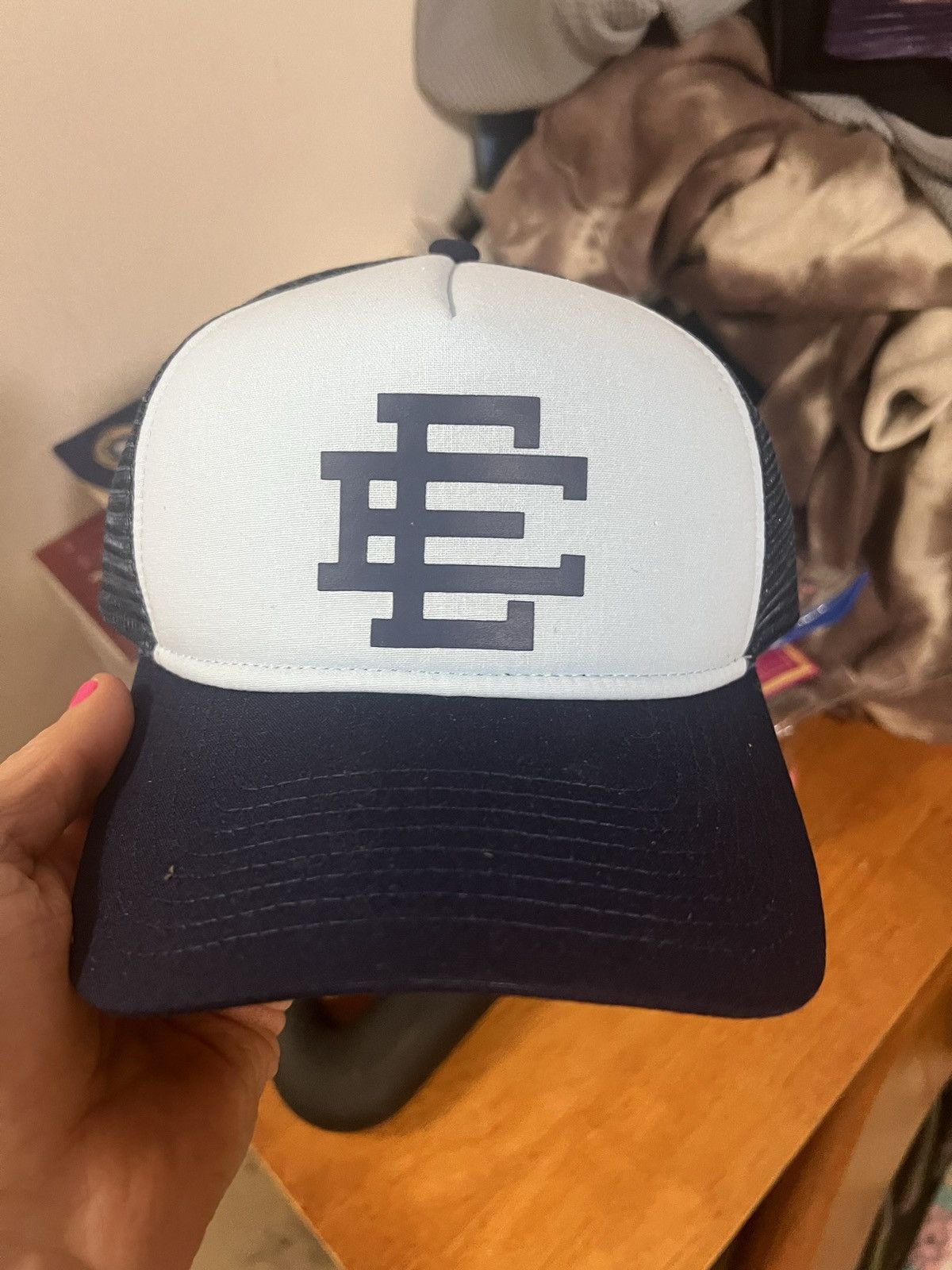 Eric Emanuel EE Trucker (SS24) Baby Blue/Navy