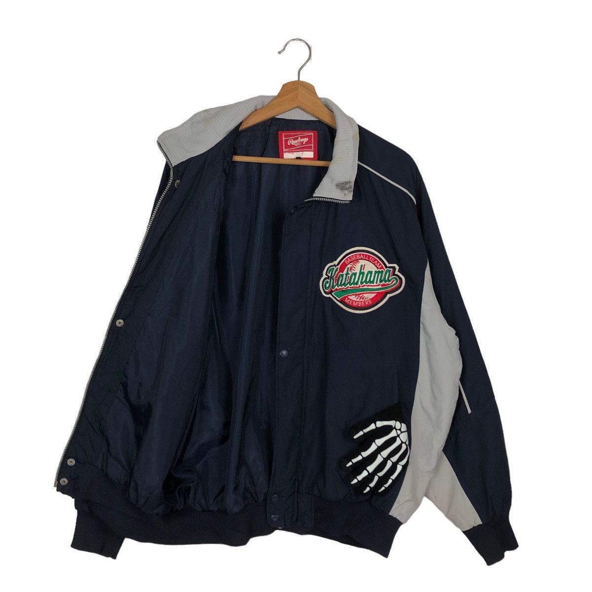 Japanese Brand VINTAGE BOMBER JACKET BASEBALL TEAM KATAHAMA BIG LOGO Size US M / EU 48-50 / 2 - 8 Thumbnail