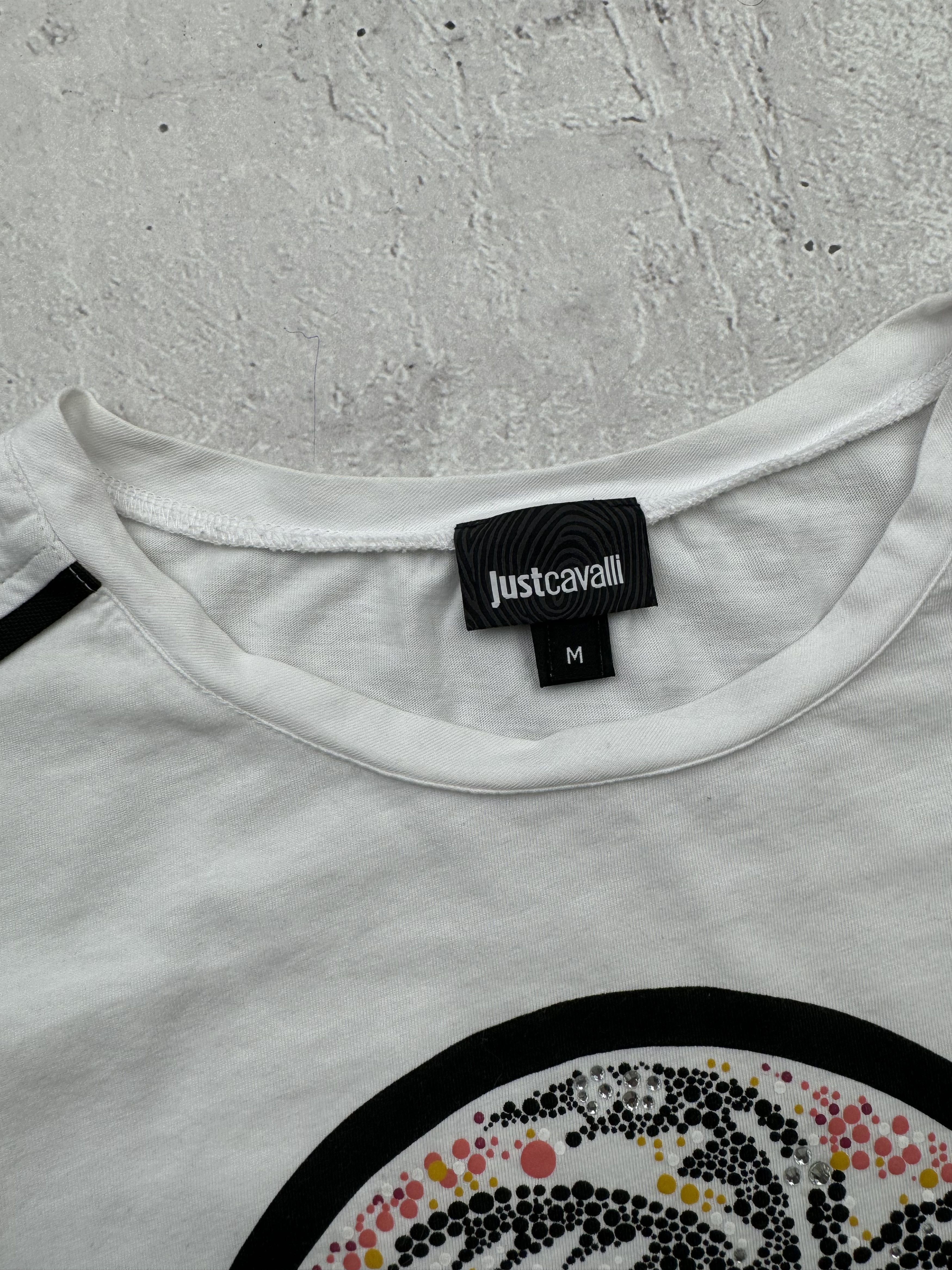 Just Cavalli Just Cavalli Vintage Printed T-Shirt Size M / US 6-8 / IT 42-44 - 4 Thumbnail