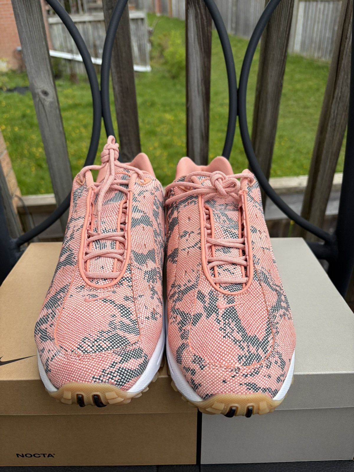 NOCTA Nike NOCTA Hot Step 2 Pink Snakeskin Size 11.5 Brand New Size US 11.5 / EU 44-45 - 4 Thumbnail
