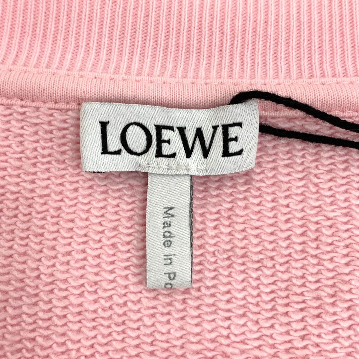 Loewe Loewe Pink Logo Embroidered Crew Neck Sweatshirt K26WX Size S / US 4 / IT 40 - 5 Thumbnail