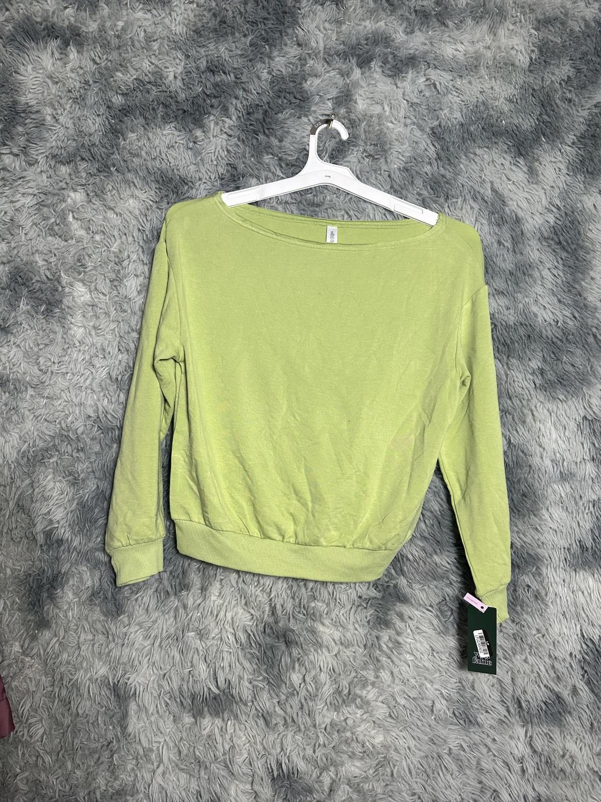 Other Wild fable Light Green Sweatshirt Size XXS Size XXS / US 00 / IT 34 - 2 Thumbnail