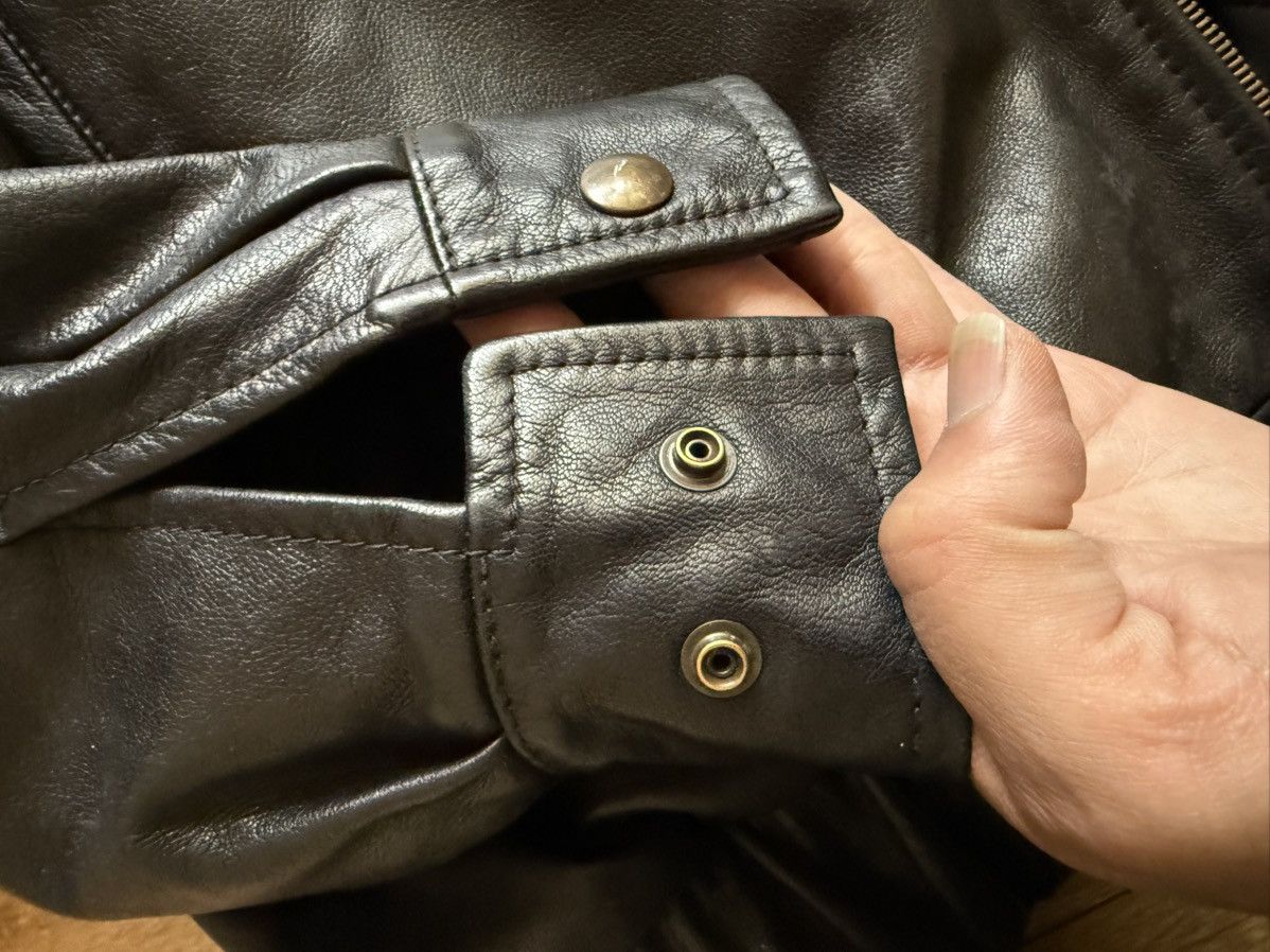 Nike × Stussy Nike x Stussy Embossed Swoosh Italian Leather Jacket [M] Size US M / EU 48-50 / 2 - 8 Thumbnail