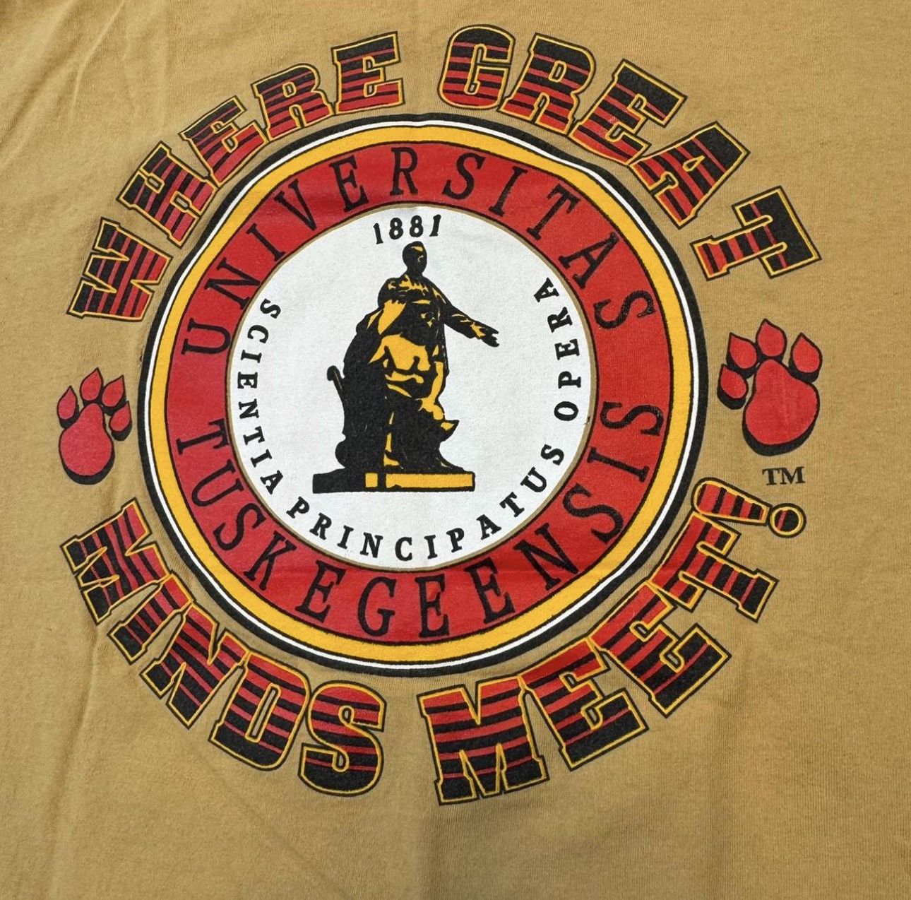 Other ‘95 Tuskegee University Golden Tigers Homecoming HBCU 2 Side Size US XL / EU 56 / 4 - 2 Thumbnail