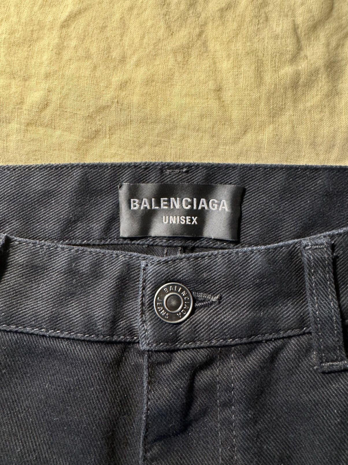 Balenciaga Balenciaga Unisex Black Bootcut/Flared Jeans Size US 34 / EU 50 - 3 Thumbnail