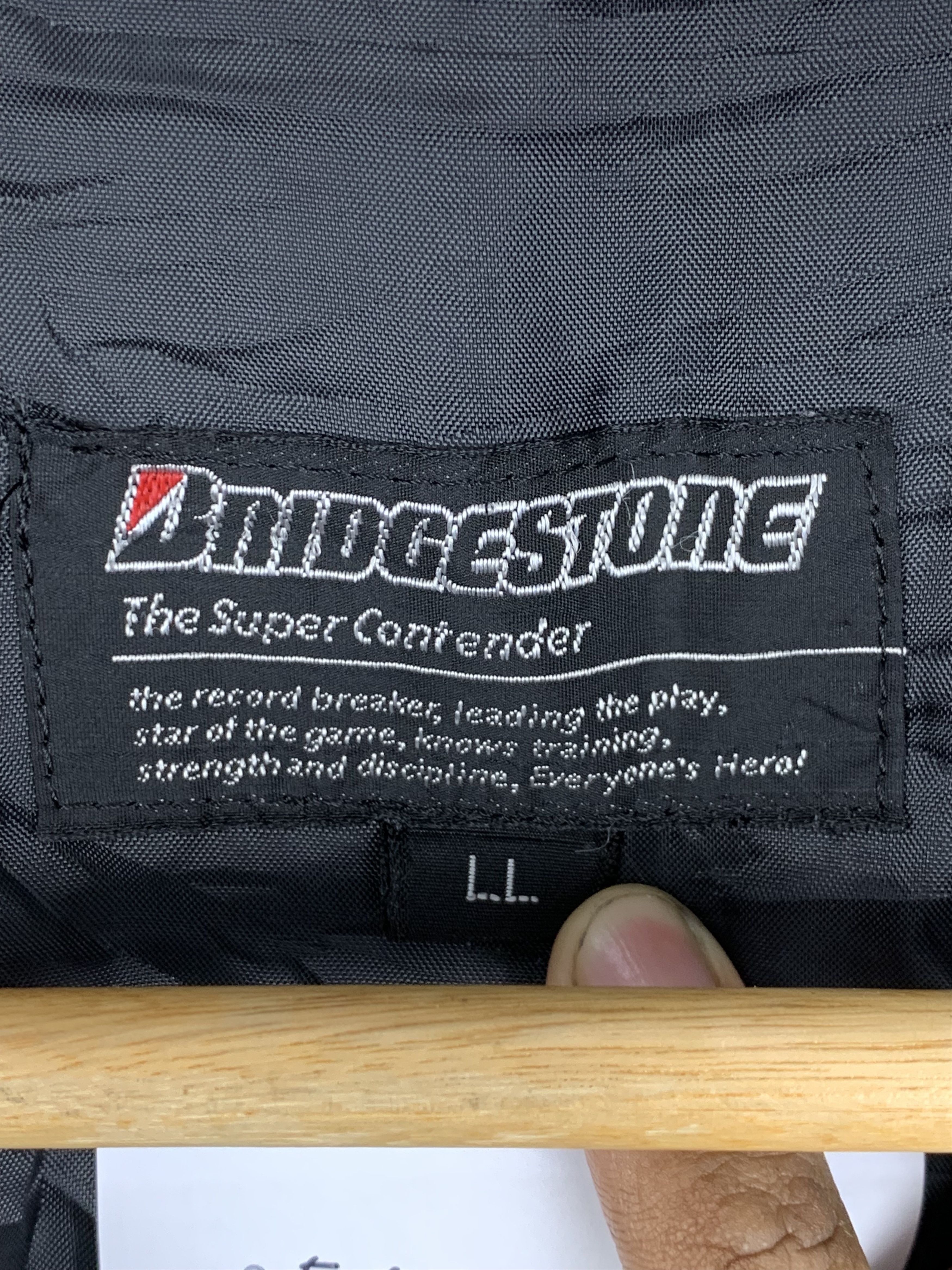 Vintage Vintage Bridgestone Racing Bomber Jacket J1419 Size US L / EU 52-54 / 3 - 5 Thumbnail