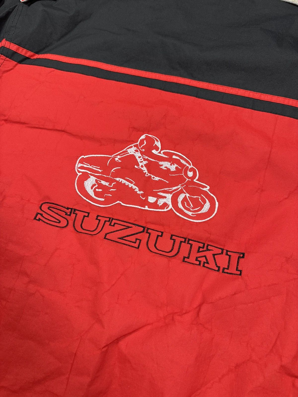 Vintage ‼️ Vintage y2k Suzuki Racing Jacket Red Size US XXL / EU 58 / 5 - 14 Thumbnail