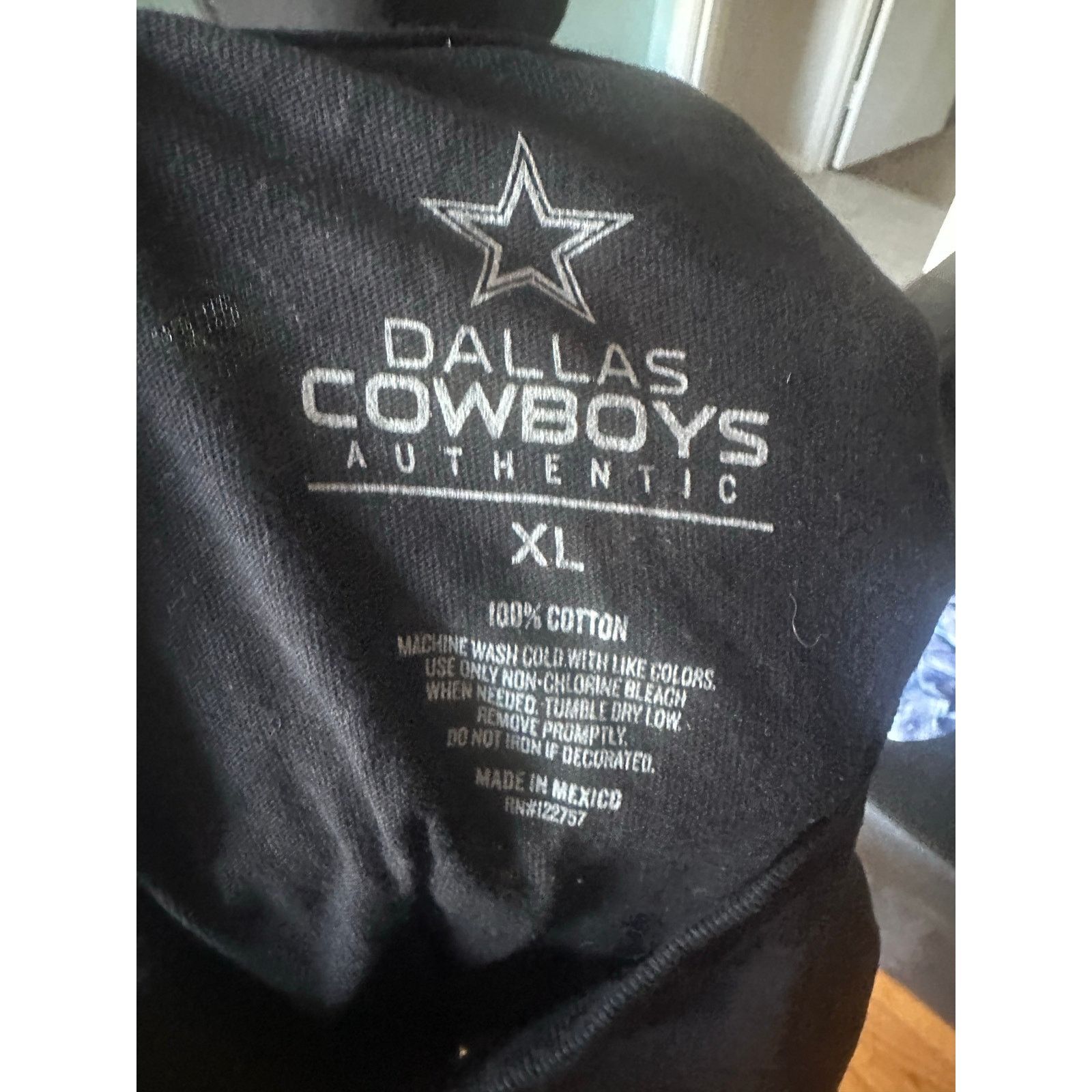 NFL Dallas Cowboys Camo Black Graphic Shirt – NFL Fan Tee Size US XL / EU 56 / 4 - 4 Thumbnail