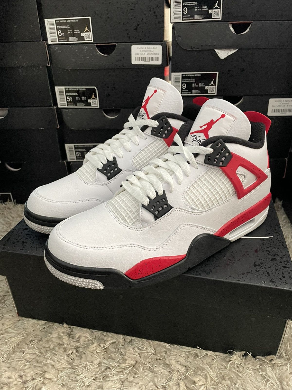 Jordan Brand Jordan 4 Red Cement Size US 11 / EU 44 - 1 Thumbnail