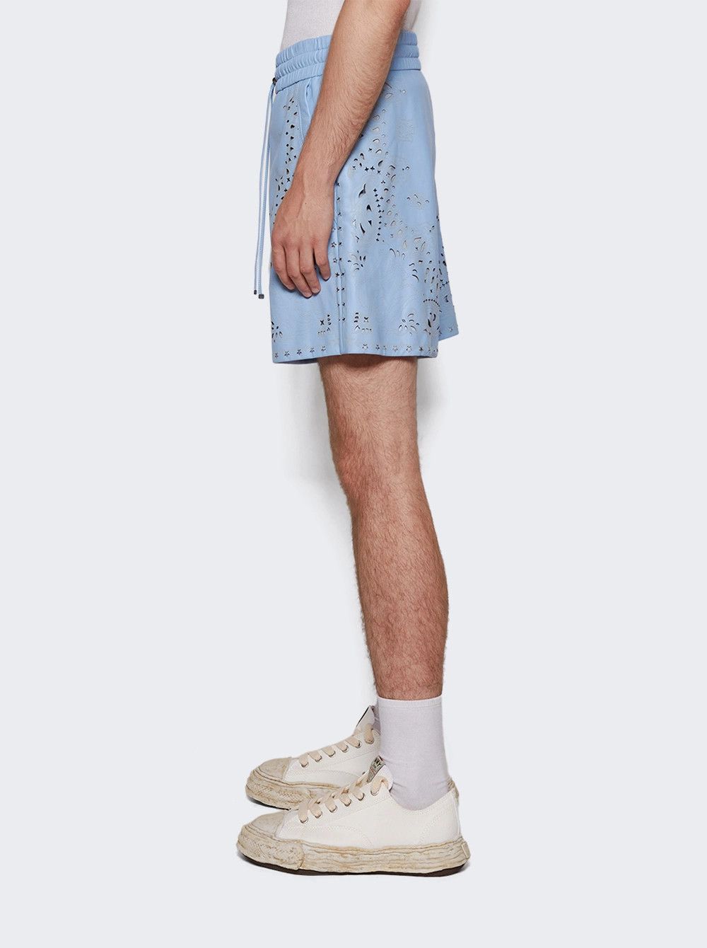 Amiri o1mle0326 Bandana Laser Short in Blue Size US 40 / EU 56 - 4 Thumbnail