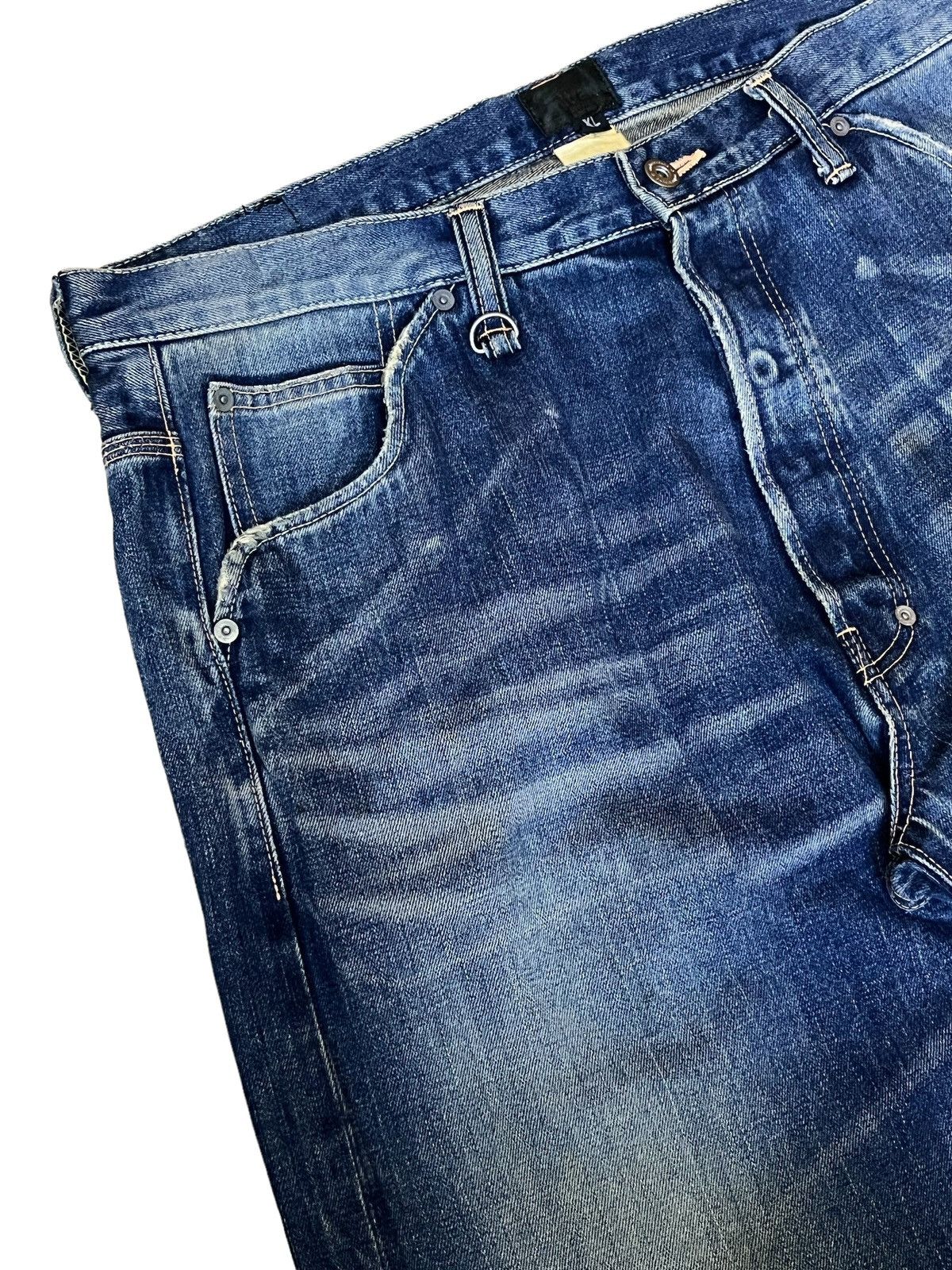 Japanese Brand SICK Y2K JAPANESE CULTURE NITRAID LOOSE FIT SELVEDGE JEANS Size US 37 - 5 Thumbnail