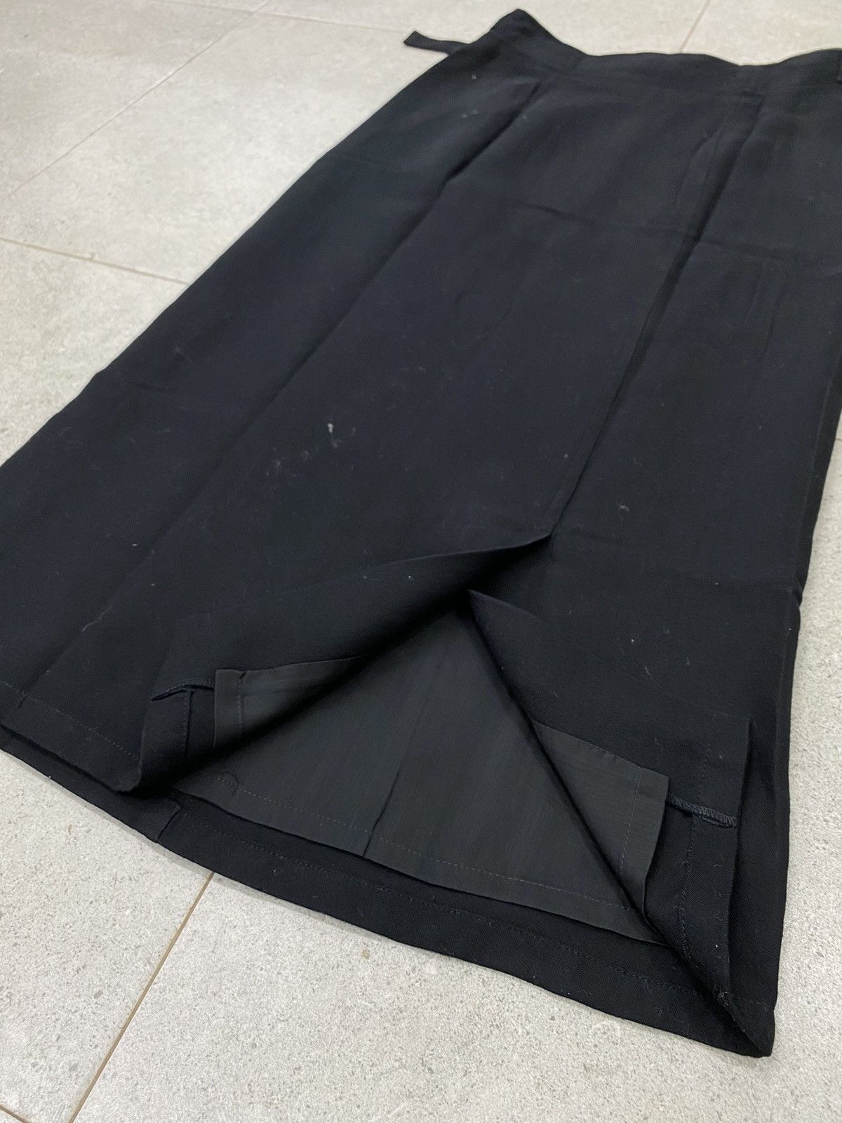 Y's Y's Midi Skirts Black With Buckle Size 30" / US 8 / IT 44 - 5 Thumbnail