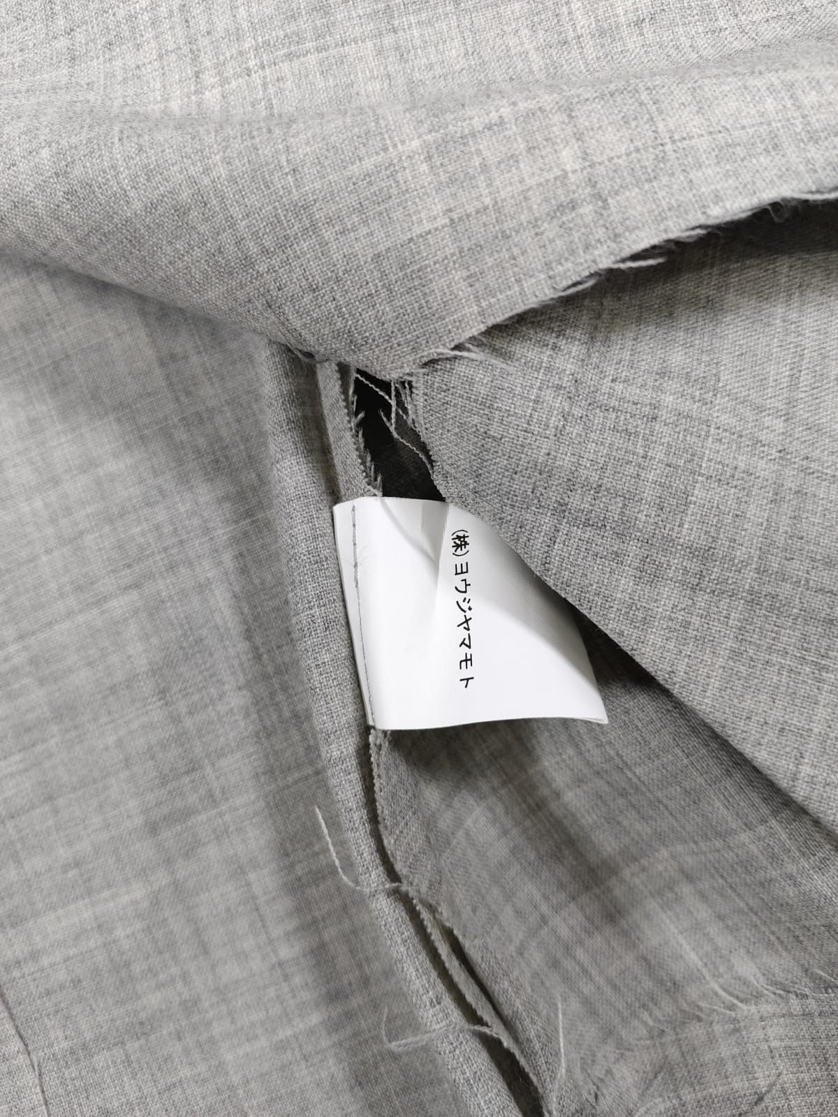 Yohji Yamamoto Y's by Yohji Yamamoto Archive Sample Collarless Grey Blazer Size M / US 6-8 / IT 42-44 - 12 Thumbnail