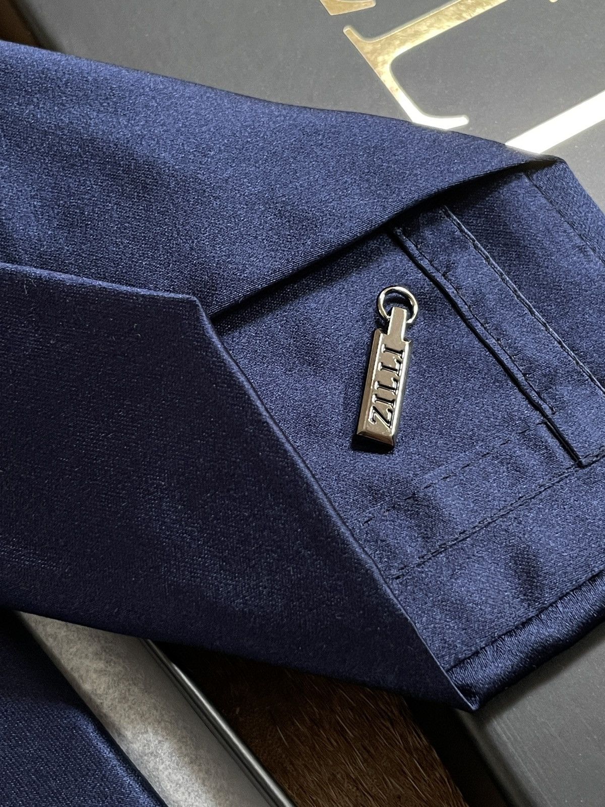 Zilli Zilli navy tie Size ONE SIZE - 2 Thumbnail