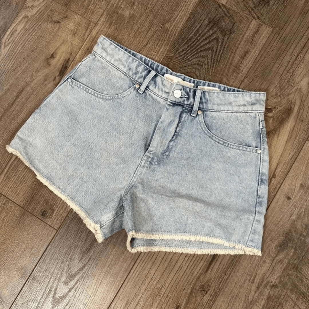 Afends Sample NWT Afends - Isabella - Hemp Denim Low Rise Shorts Size 26" / US 2 / IT 38 - 3 Thumbnail
