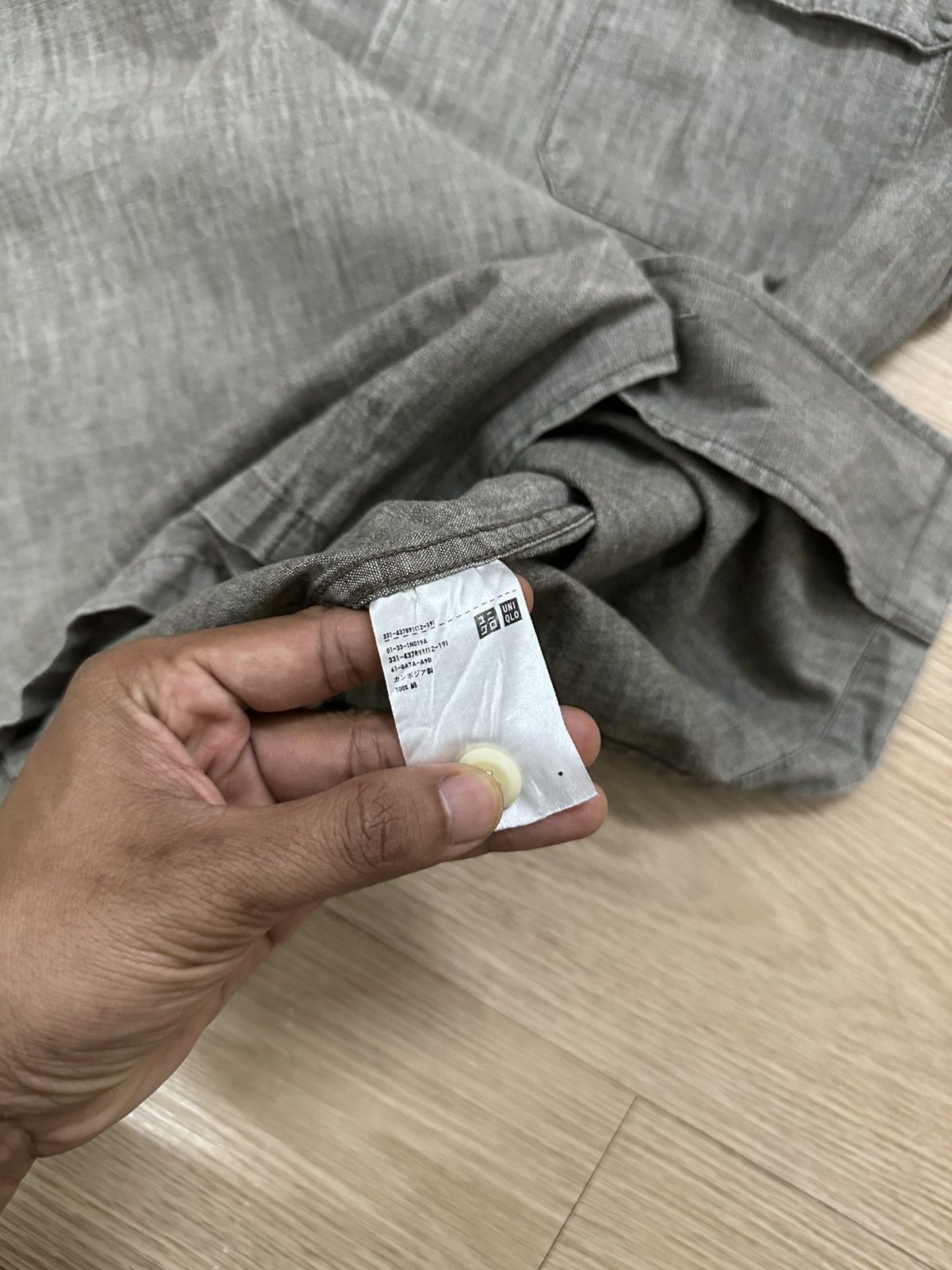 Beauty Beast × JW Anderson × Uniqlo Rare J.W. Anderson Uniqlo Chambray Double Pocket Work Shirt Size US M / EU 48-50 / 2 - 6 Thumbnail