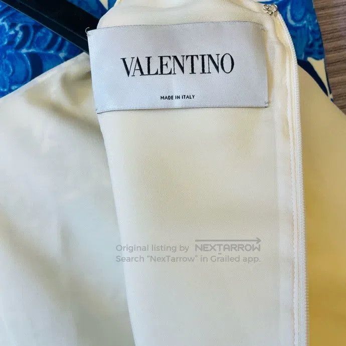 Valentino Valentino Blue and white porcelain print dress Size S / US 4 / IT 40 - 5 Thumbnail