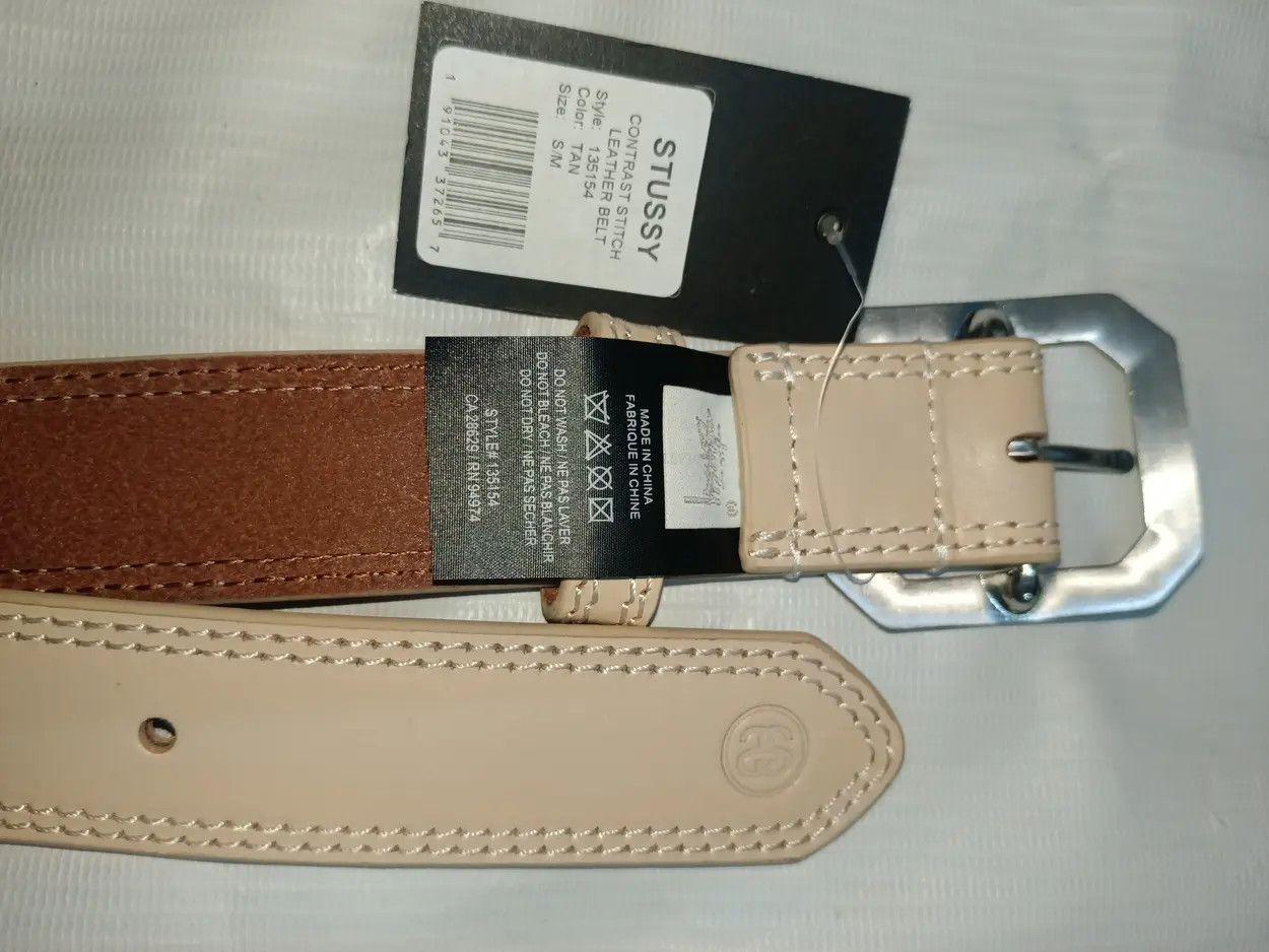 Stussy Vintage Stussy Leather Belt Size ONE SIZE - 5 Thumbnail