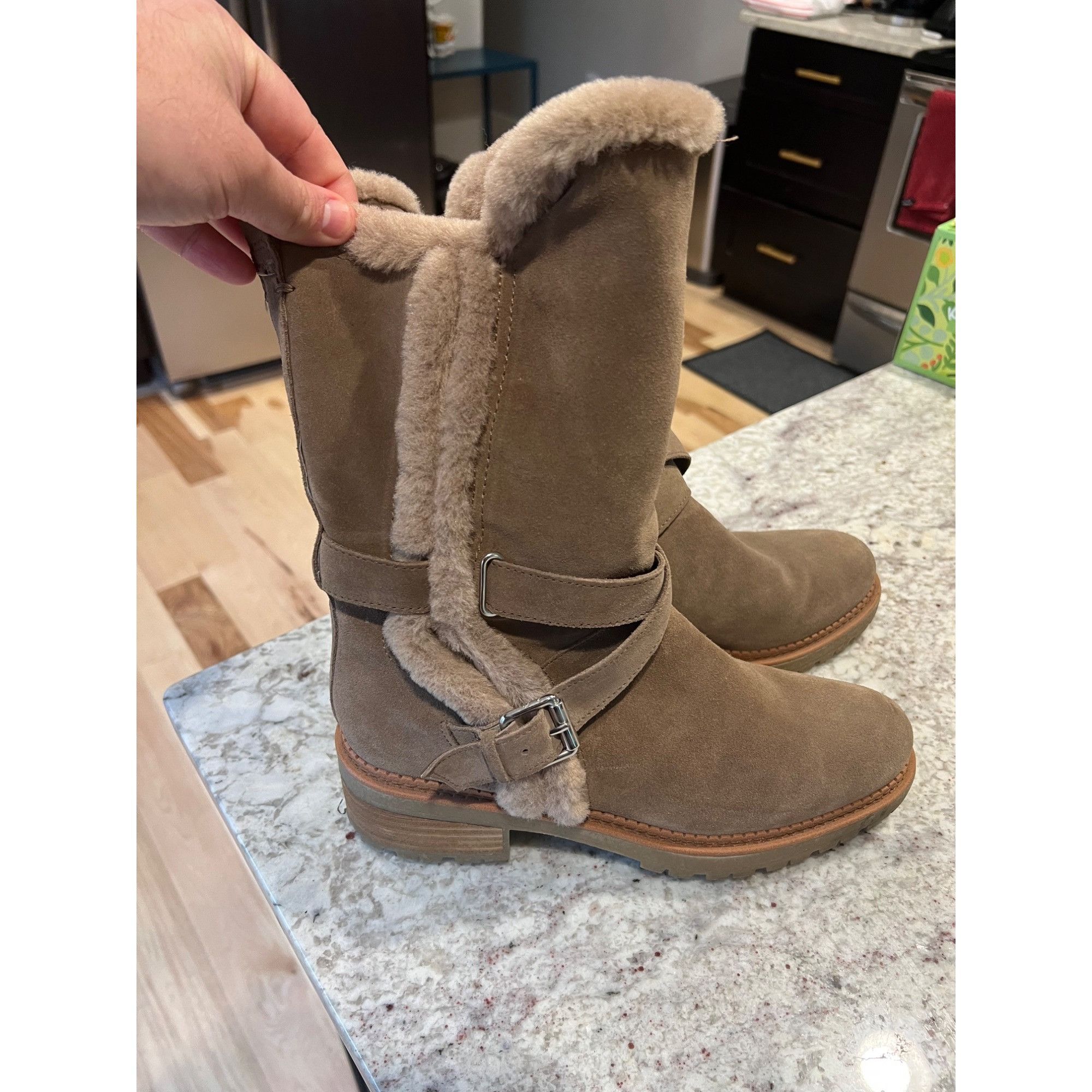 Sam Edelman Sam Edelman Jailyn Mid CaFur Boots - Size 9 Size US 9 / IT 39 - 3 Thumbnail