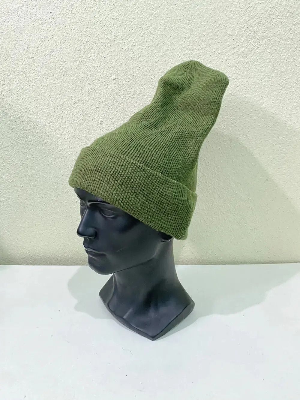Vintage Vintage Made In USA Military Design Beanie Hat Size ONE SIZE - 3 Thumbnail