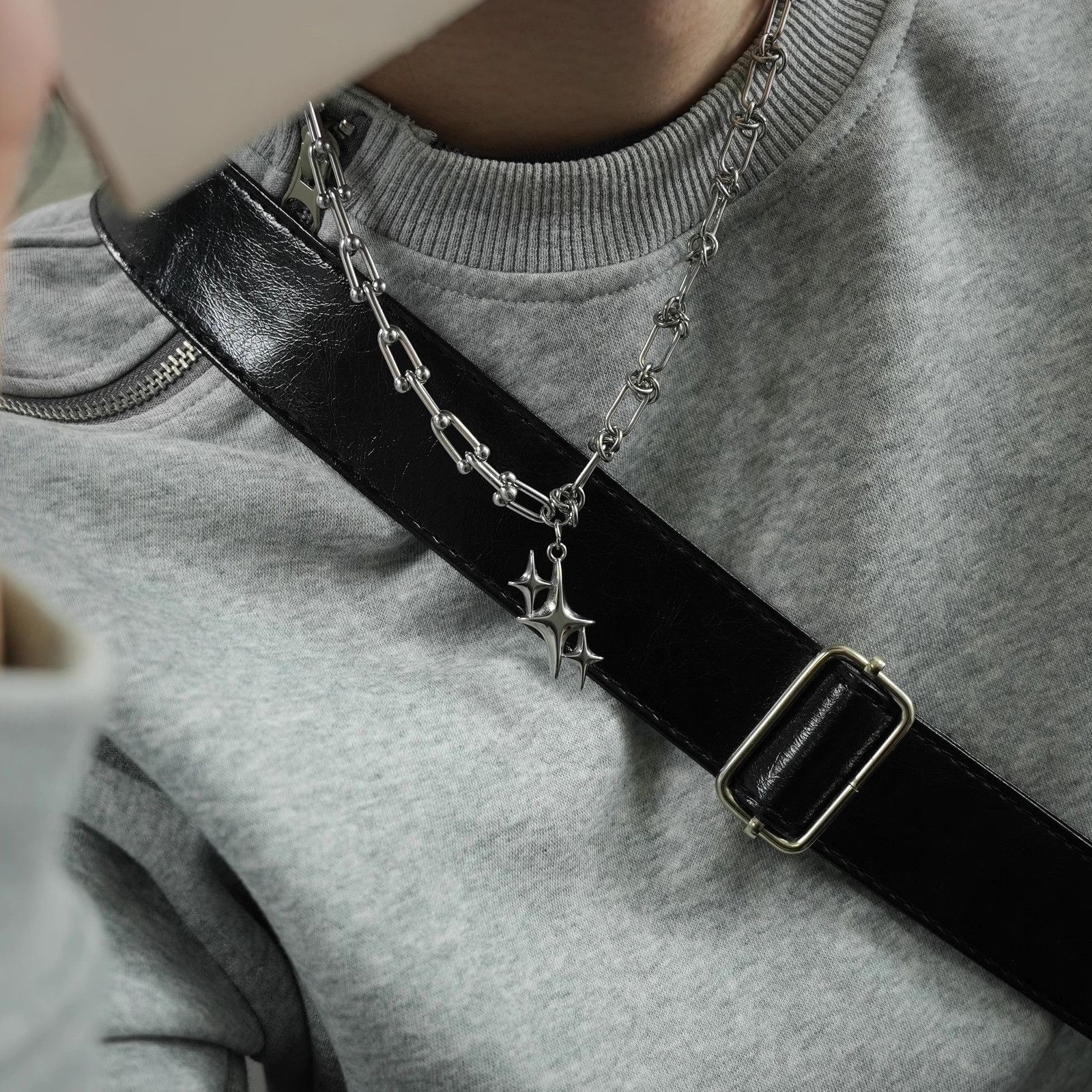 Other Star Punk STEAL! Y2K Chains Necklace Chain Size ONE SIZE - 2 Thumbnail